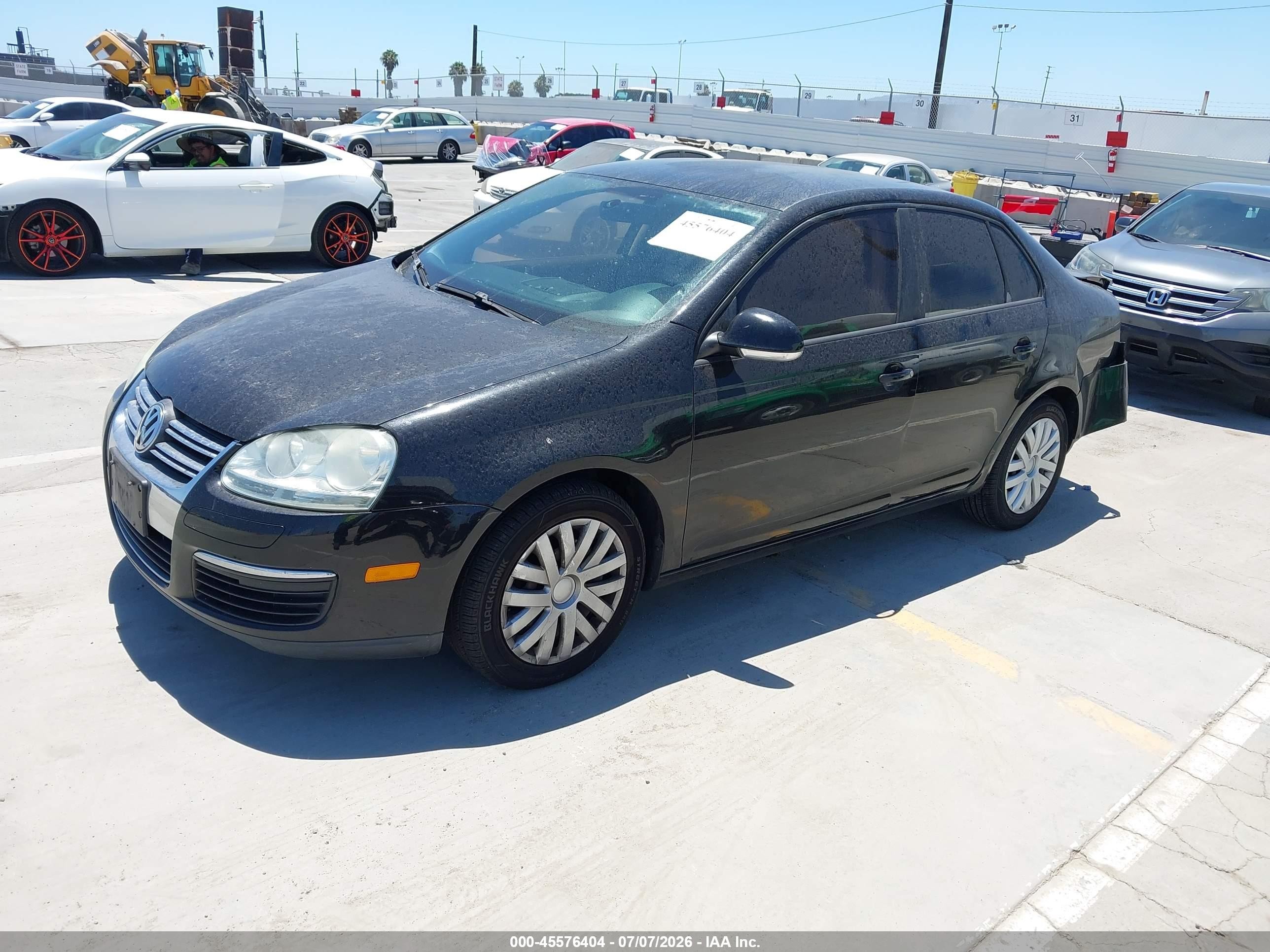 2010 Volkswagen Jetta S Черный vin: 3VWJZ7AJ6AM080197