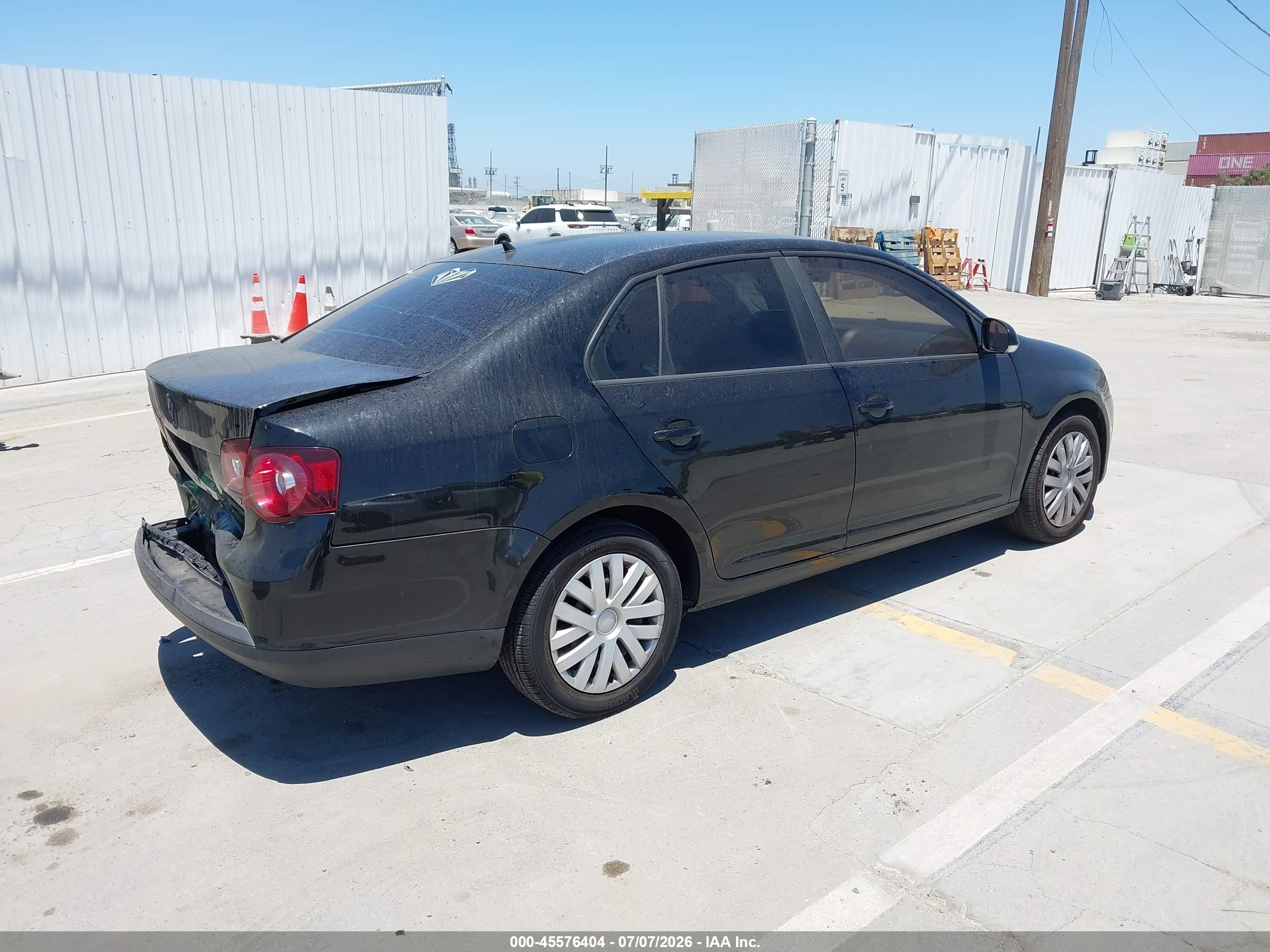 2010 Volkswagen Jetta S Черный vin: 3VWJZ7AJ6AM080197