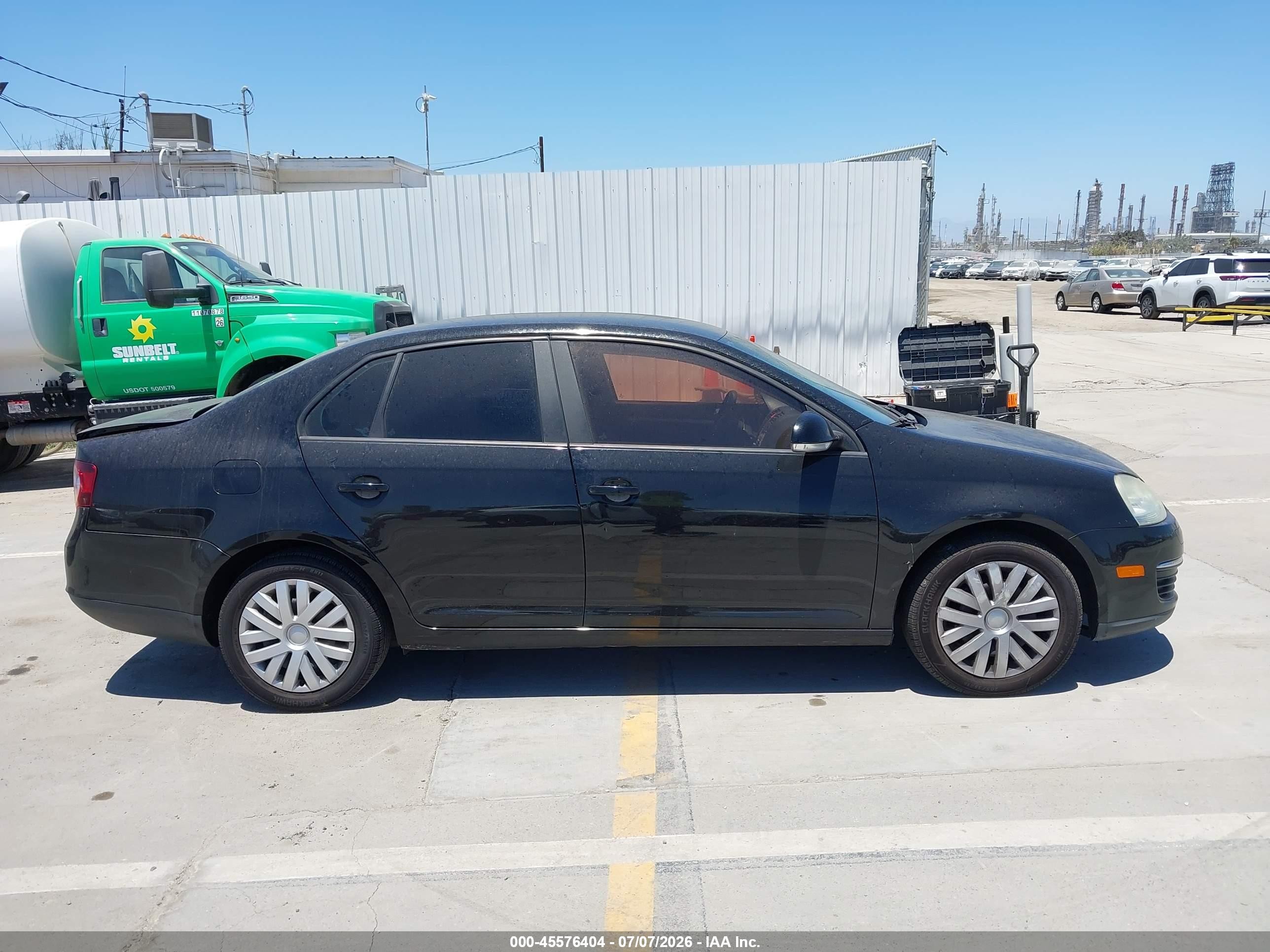 2010 Volkswagen Jetta S Черный vin: 3VWJZ7AJ6AM080197