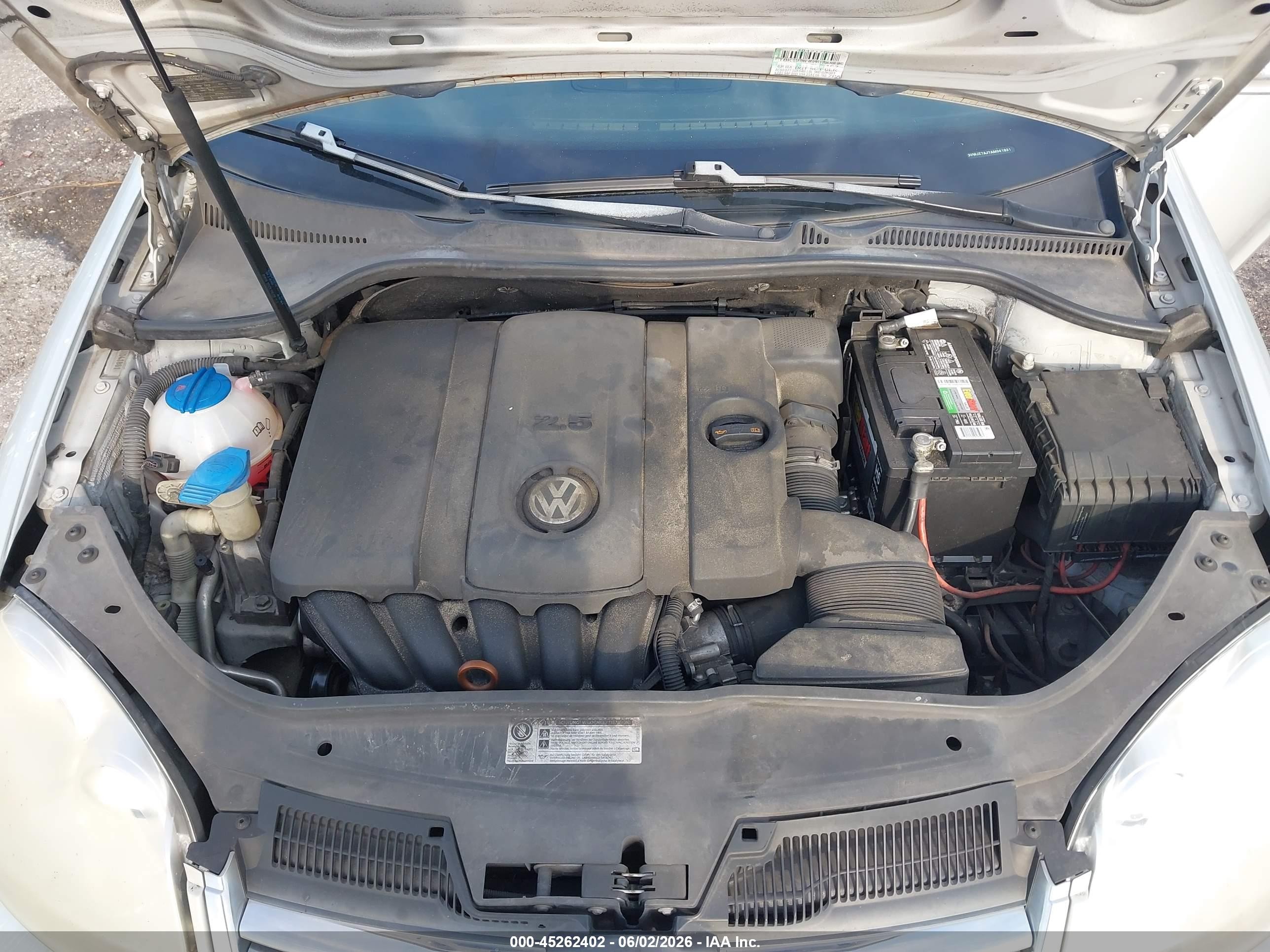2010 Volkswagen Jetta S Серый vin: 3VWJZ7AJ7AM041831