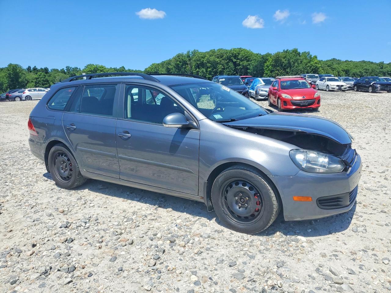 2013 Volkswagen Jetta S Gray vin: 3VWKP7AJ0DM694998
