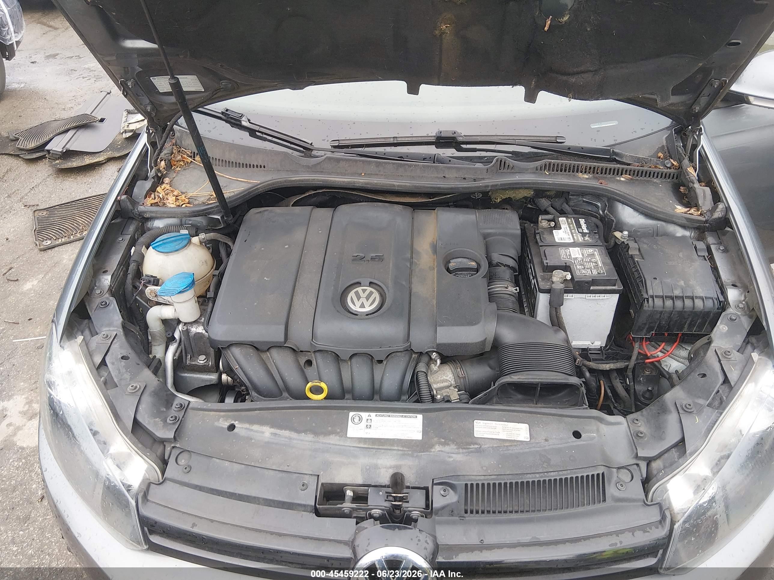 2014 Volkswagen Jetta Sportwagen 2.5l S Gray vin: 3VWKP7AJ3EM600923