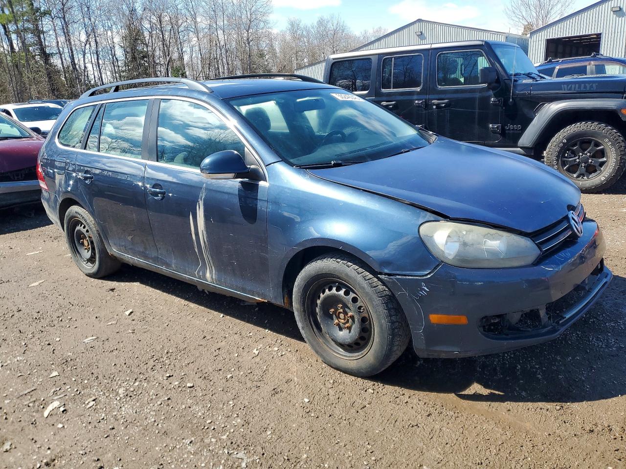 2010 Volkswagen Jetta S Blue vin: 3VWKX7AJ1AM674755