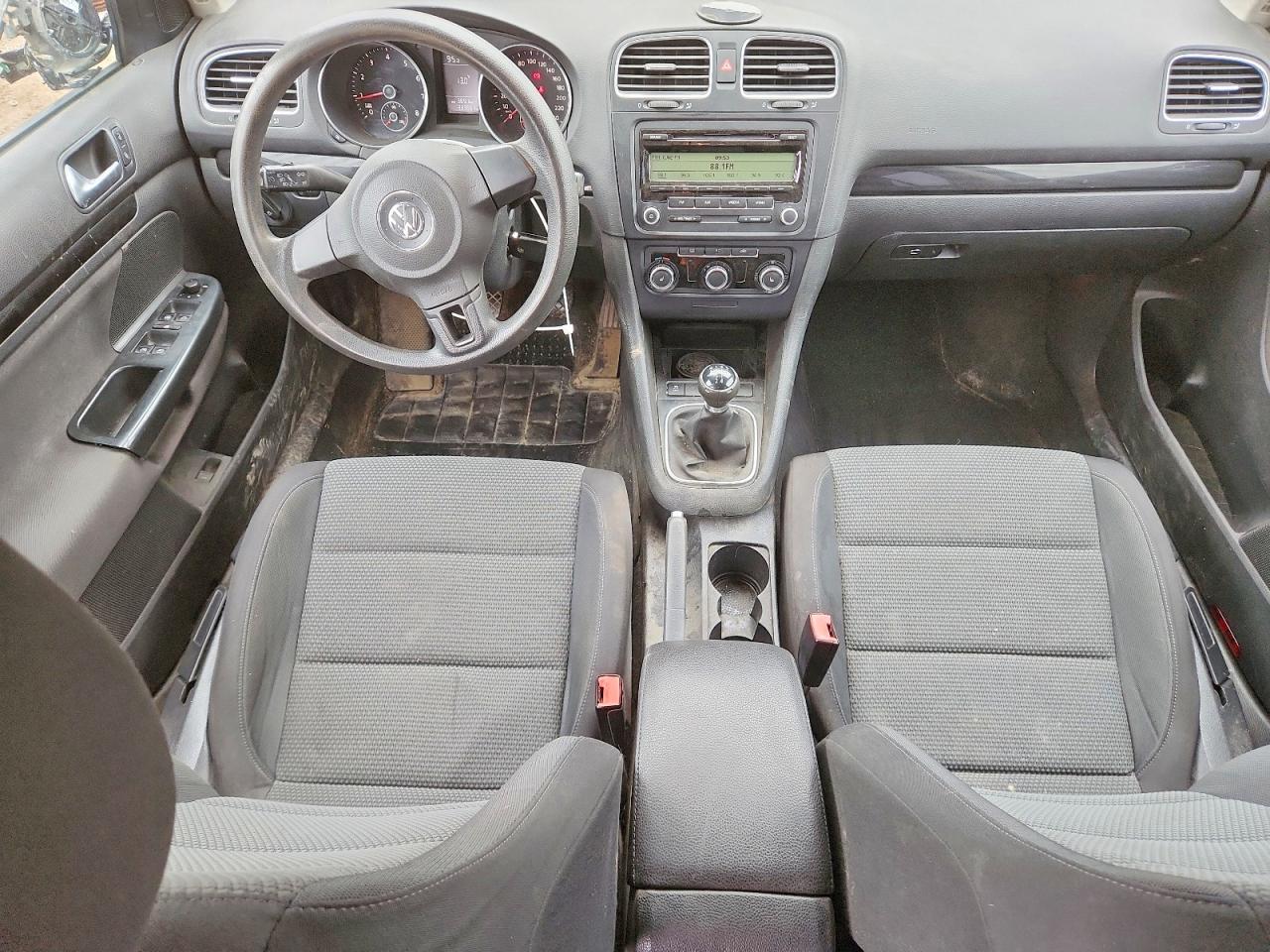 2011 Volkswagen Golf Sportwagen Черный vin: 3VWKX7AJ1BM677611