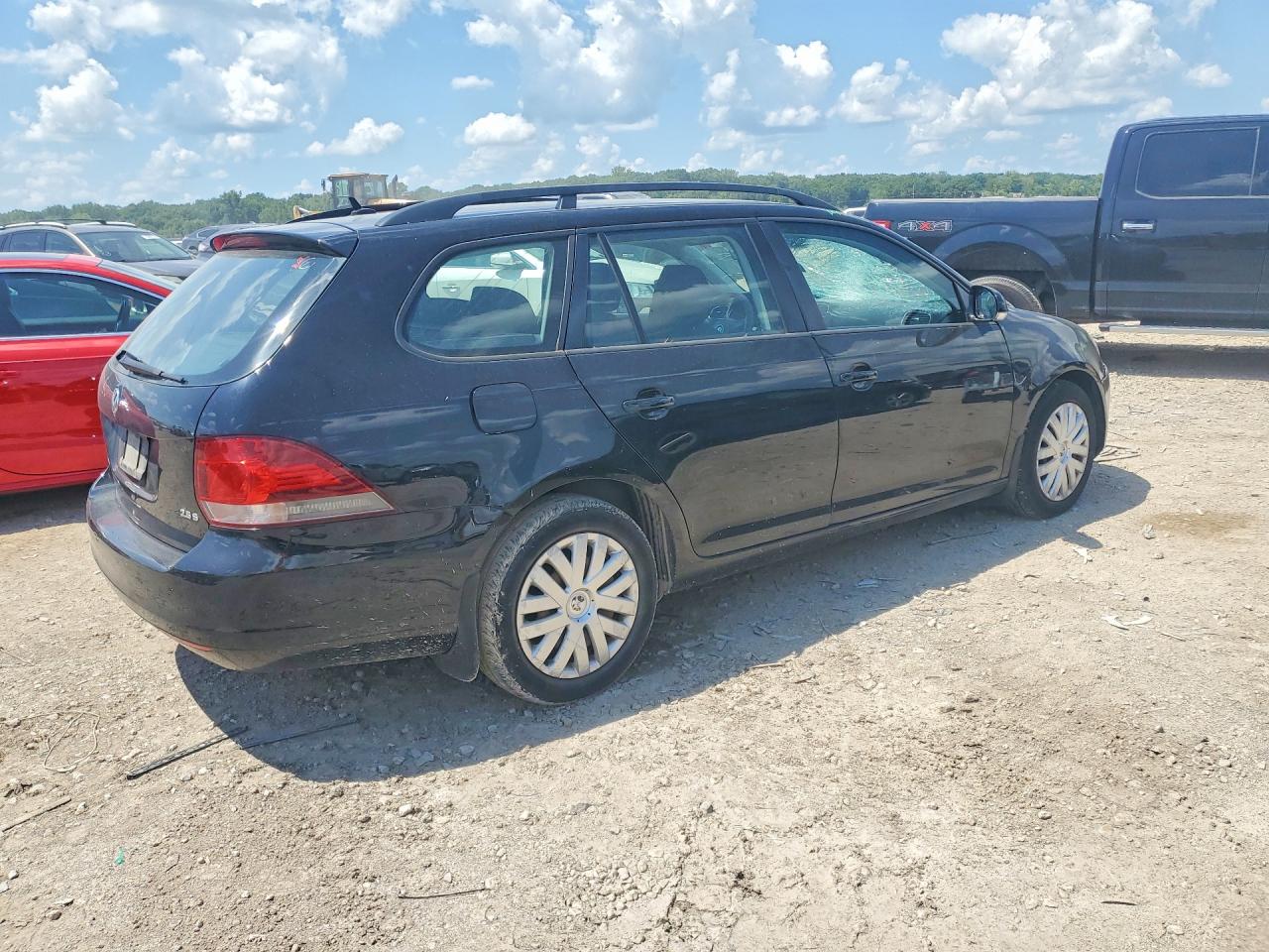 2012 Volkswagen Jetta S Black vin: 3VWKX7AJ6CM605935