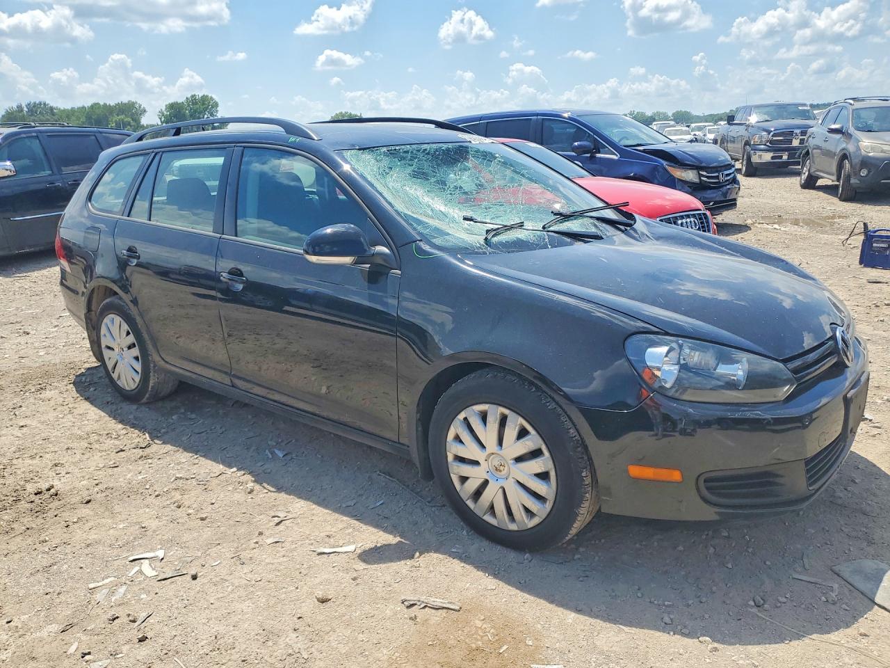 2012 Volkswagen Jetta S Black vin: 3VWKX7AJ6CM605935