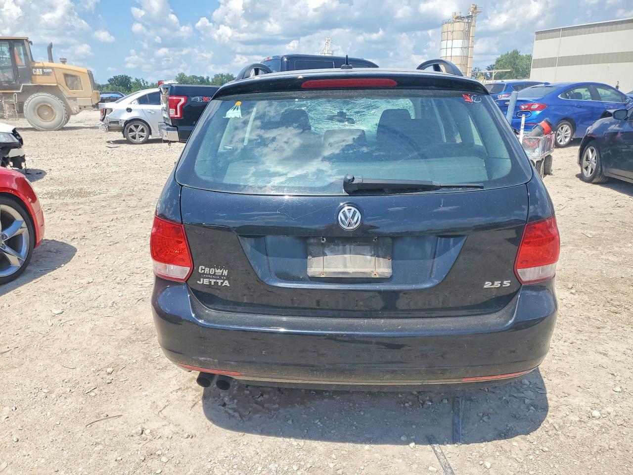 2012 Volkswagen Jetta S Black vin: 3VWKX7AJ6CM605935