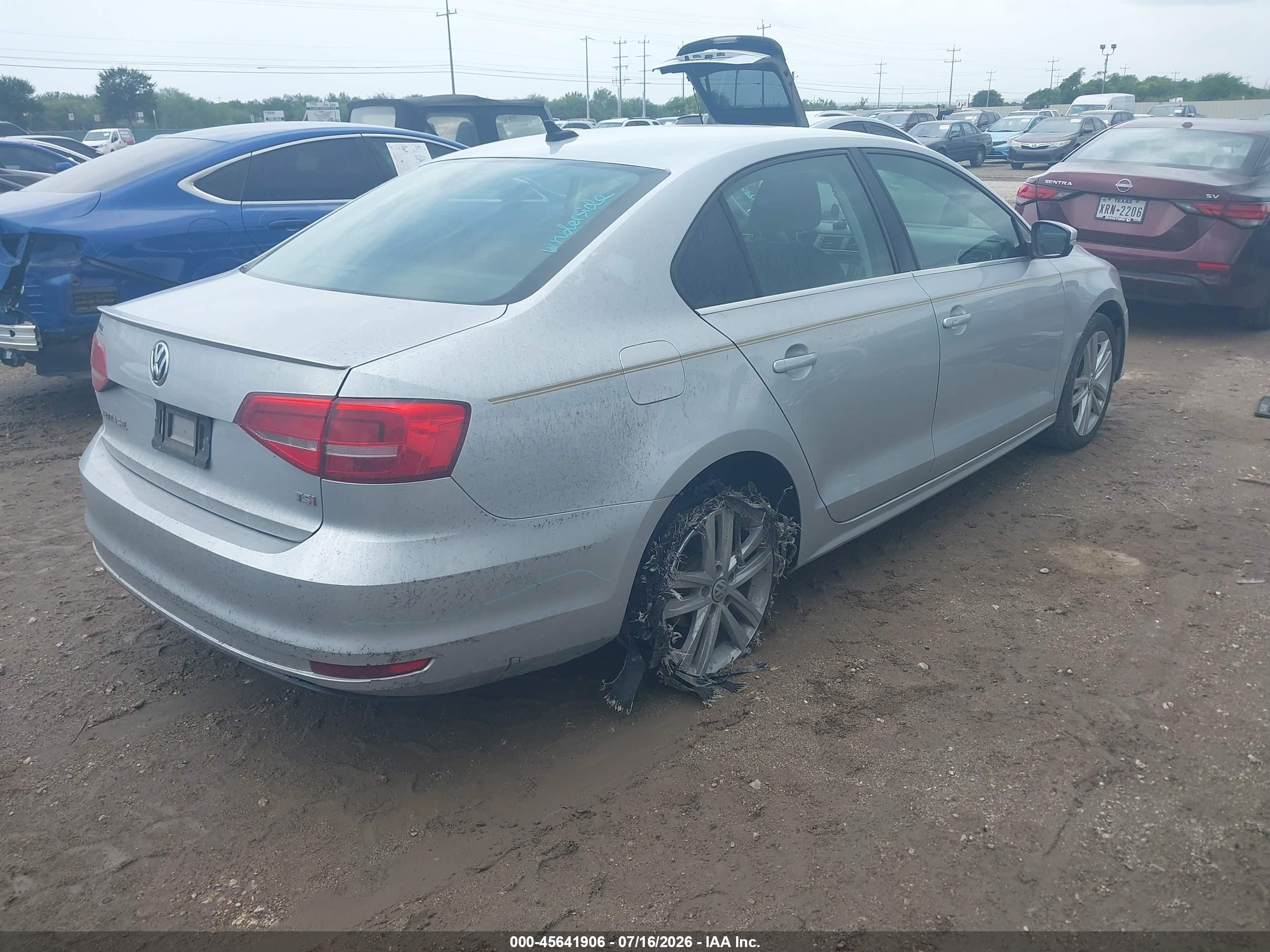 2015 Volkswagen Jetta 1.8t Sel Silver vin: 3VWL07AJ0FM289560