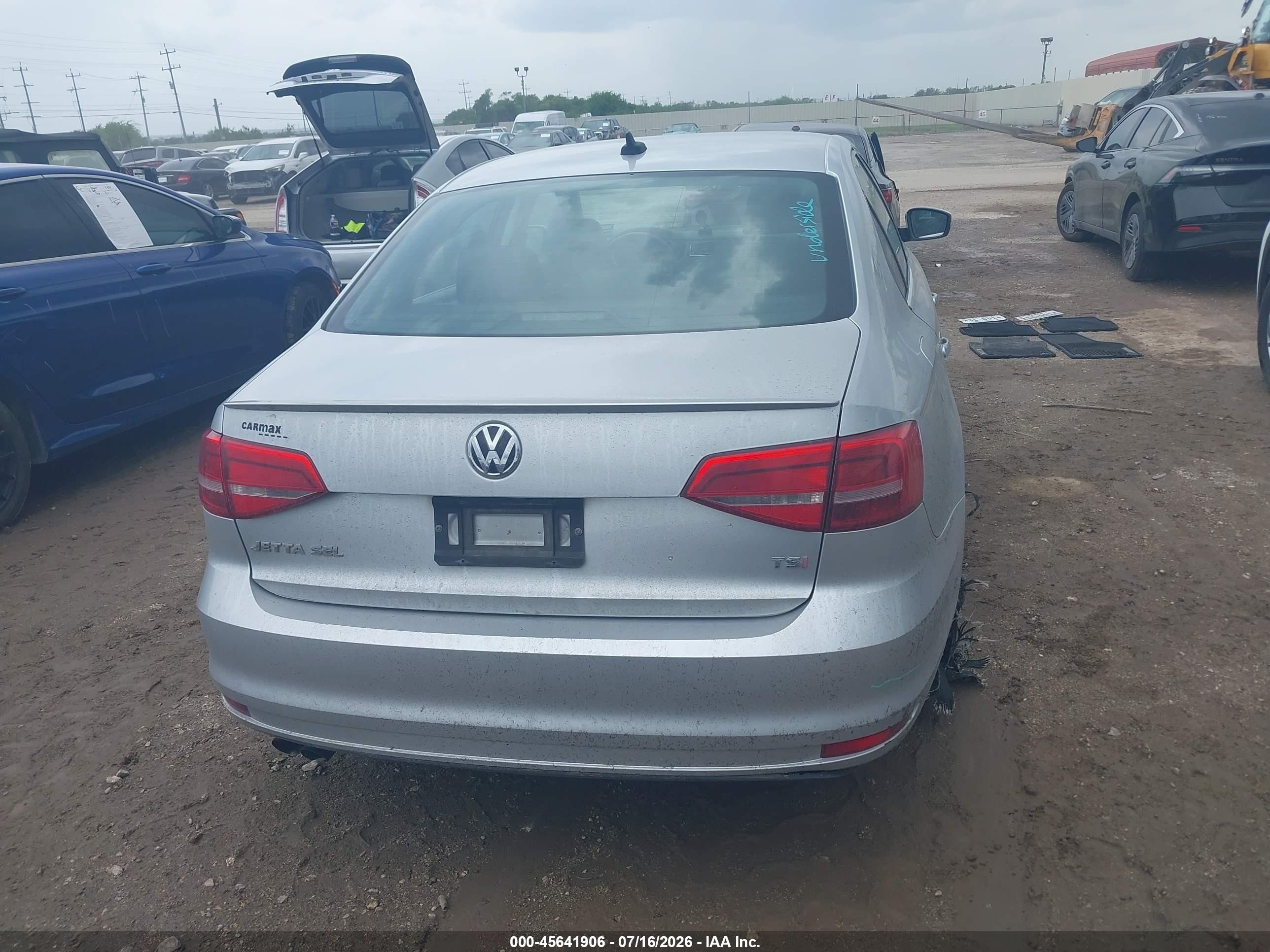 2015 Volkswagen Jetta 1.8t Sel Silver vin: 3VWL07AJ0FM289560