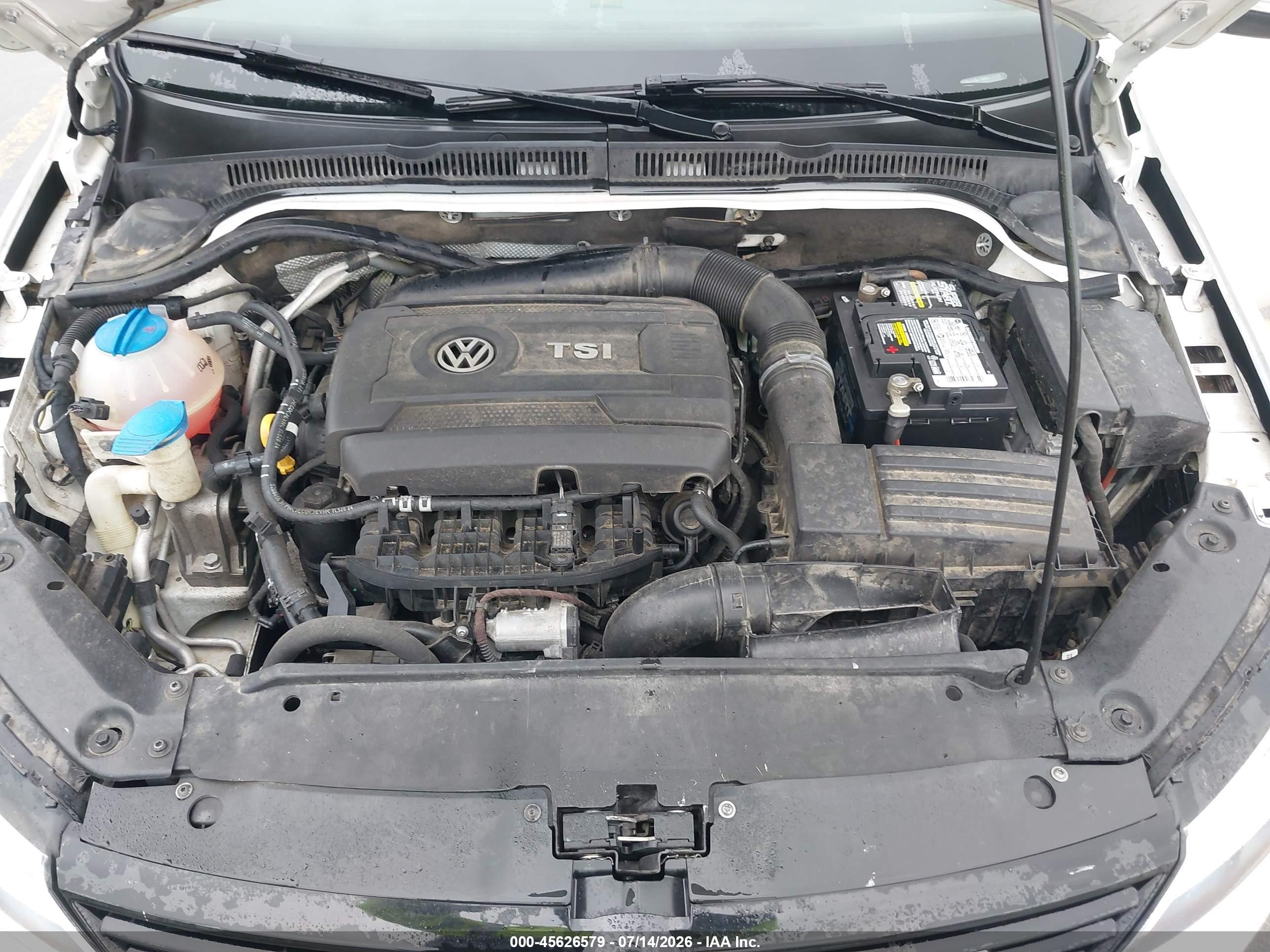 2014 Volkswagen Jetta 1.8t Sel White vin: 3VWL07AJ1EM211173