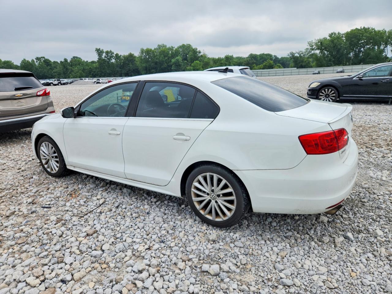 2014 Volkswagen Jetta Sel White vin: 3VWL07AJ3EM289096
