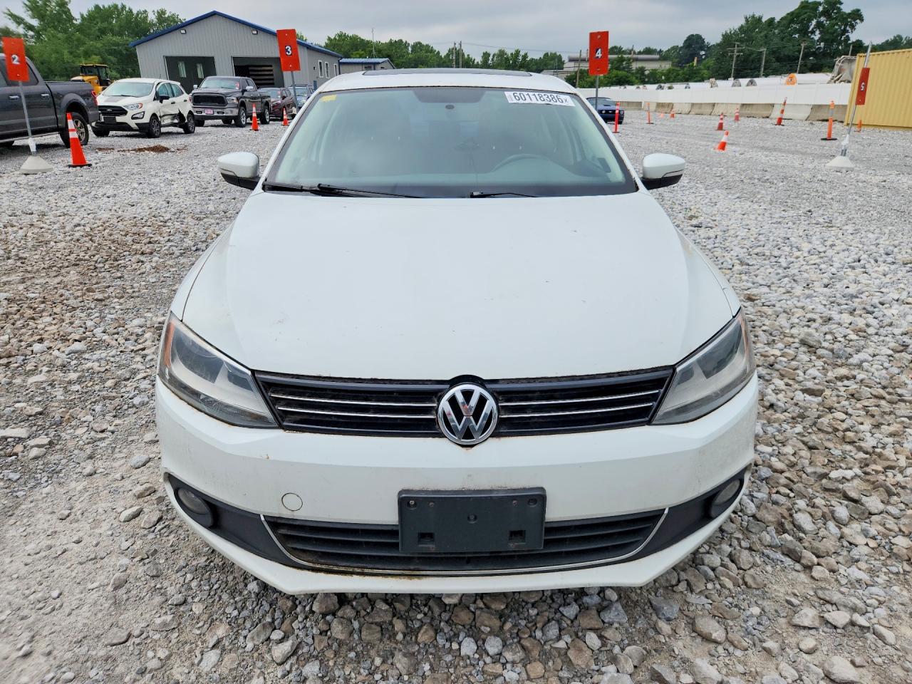 2014 Volkswagen Jetta Sel White vin: 3VWL07AJ3EM289096