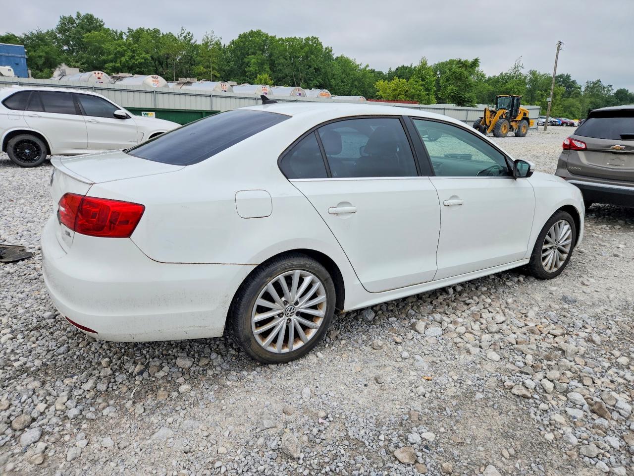2014 Volkswagen Jetta Sel White vin: 3VWL07AJ3EM289096