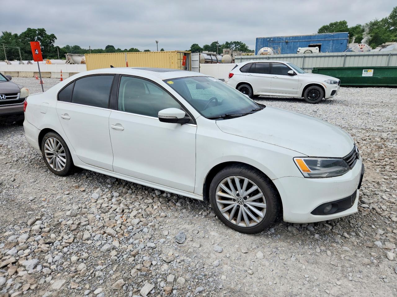2014 Volkswagen Jetta Sel White vin: 3VWL07AJ3EM289096