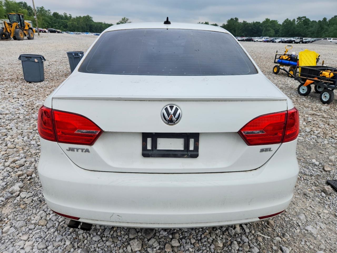 2014 Volkswagen Jetta Sel White vin: 3VWL07AJ3EM289096