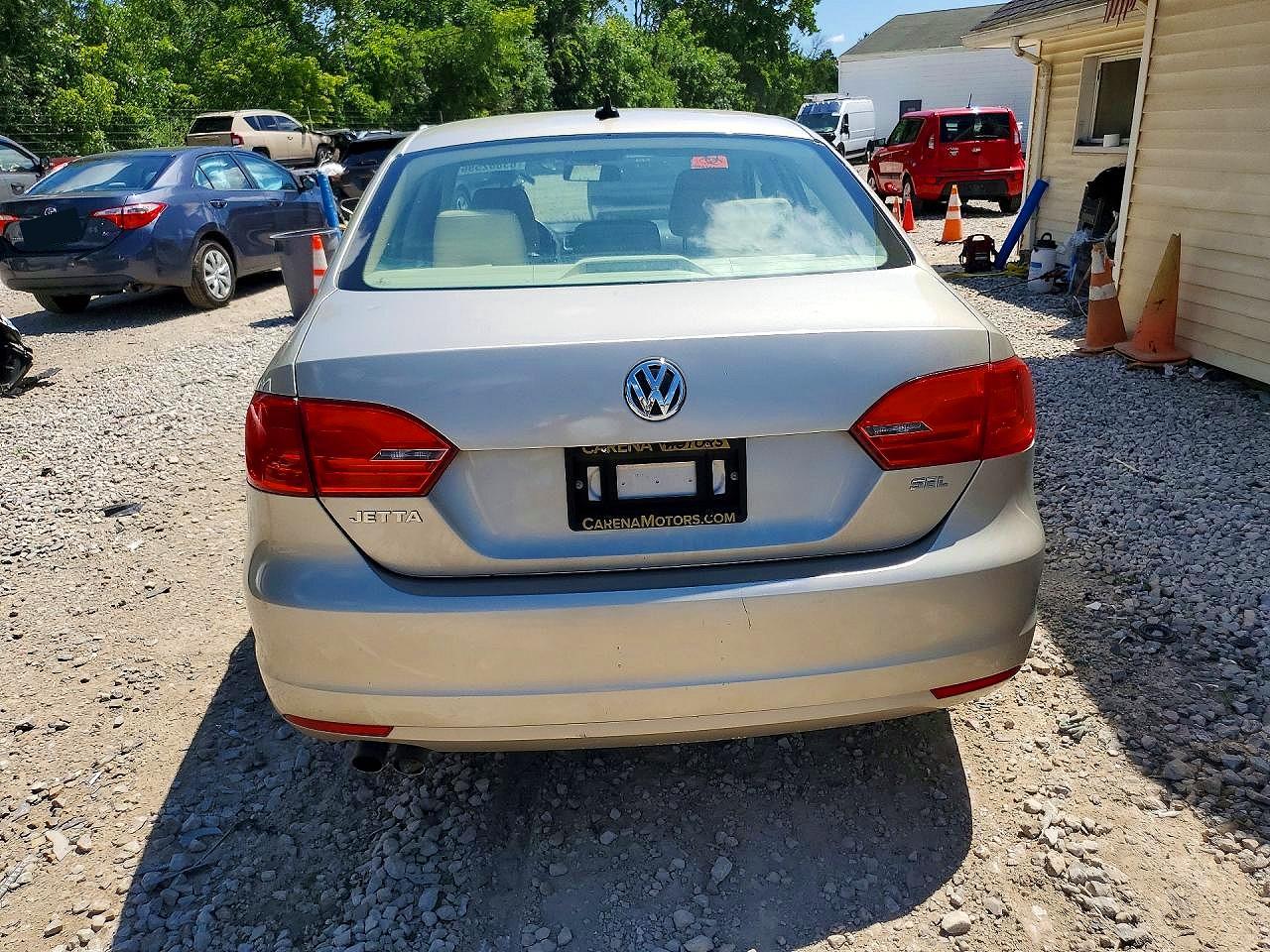 2014 Volkswagen Jetta Sel Желто-коричневый vin: 3VWL07AJ6EM292820