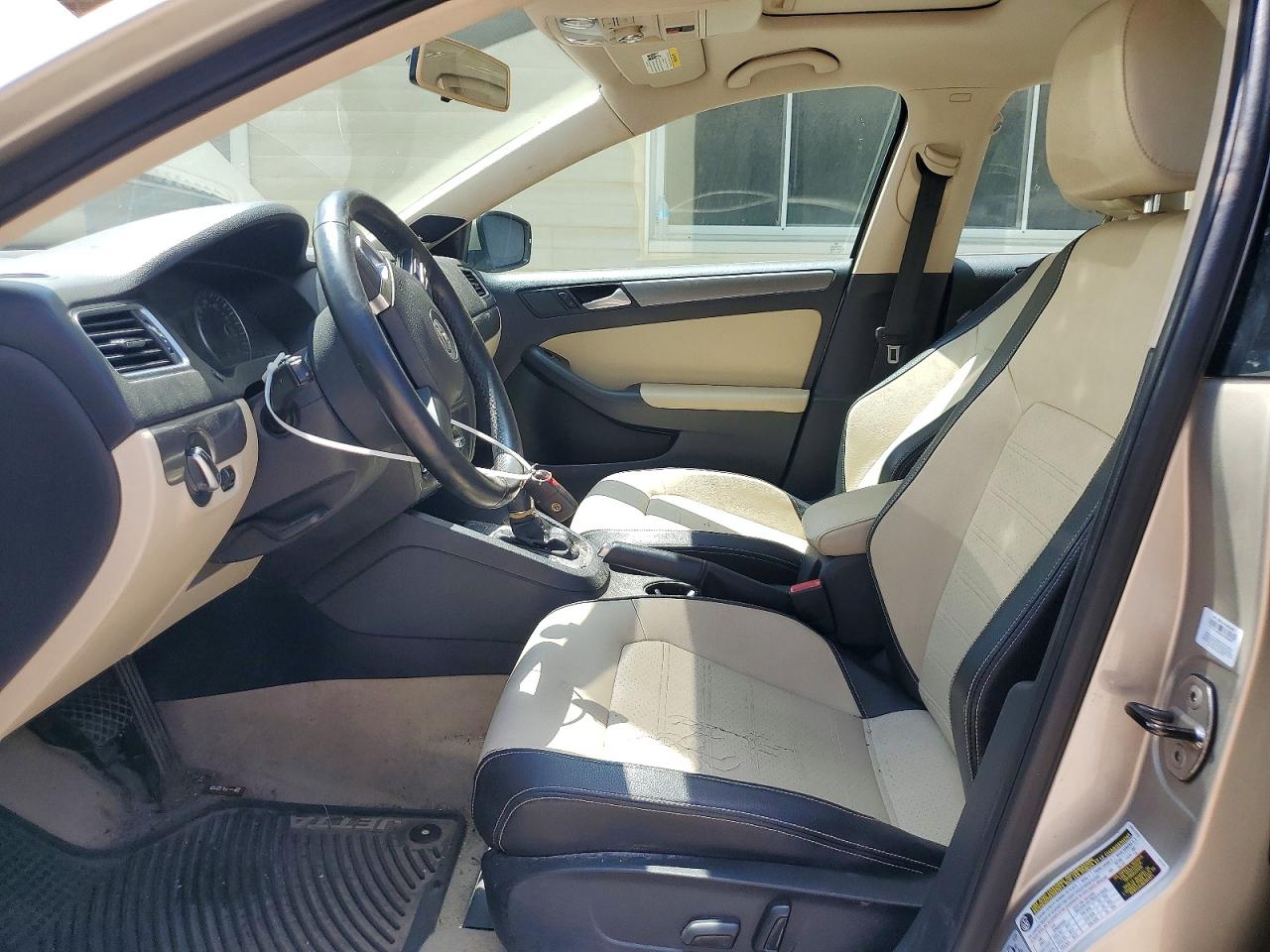 2014 Volkswagen Jetta Sel Желто-коричневый vin: 3VWL07AJ6EM292820