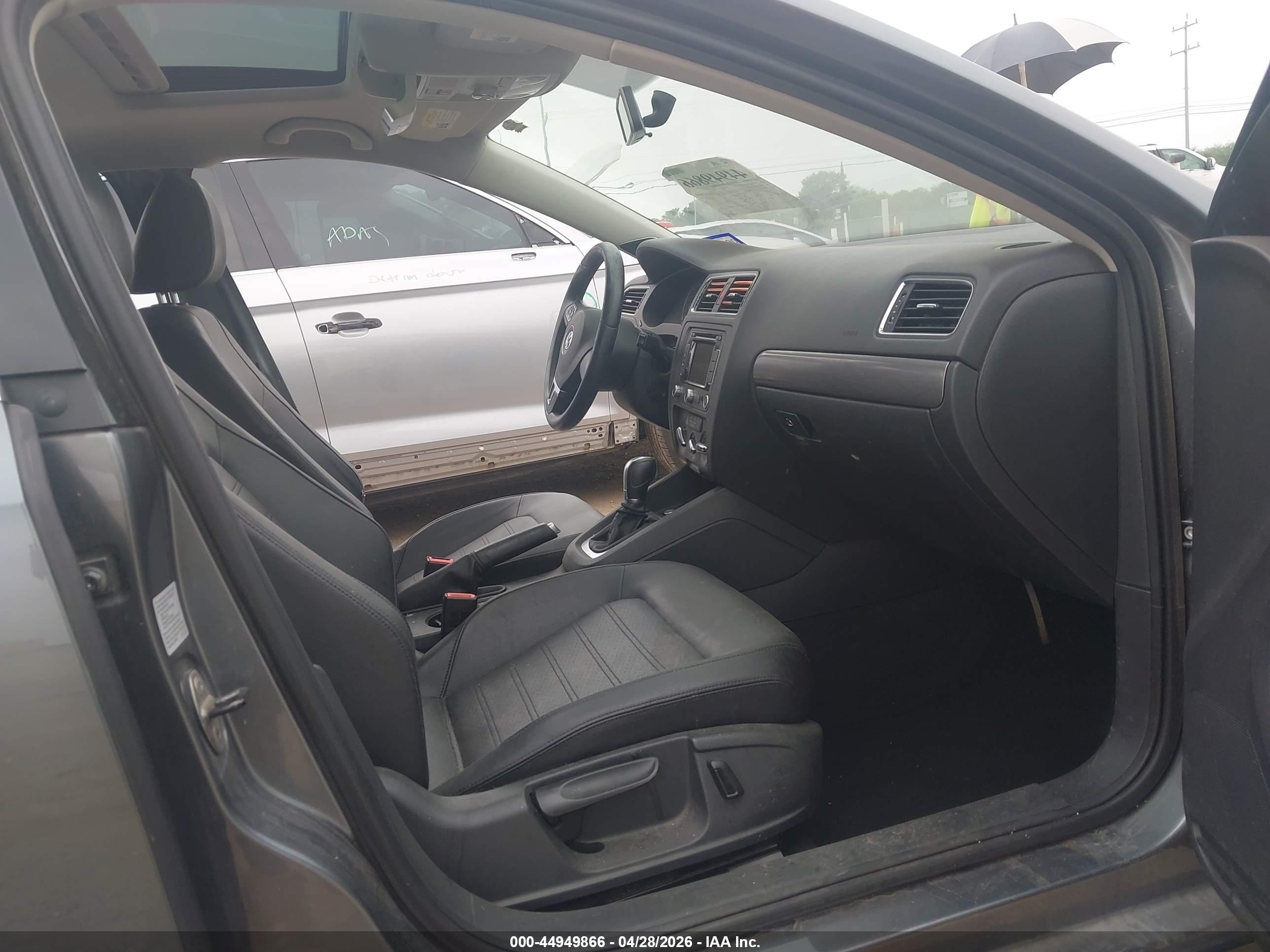 2014 Volkswagen Jetta 1.8t Sel Gray vin: 3VWL07AJ7EM232206