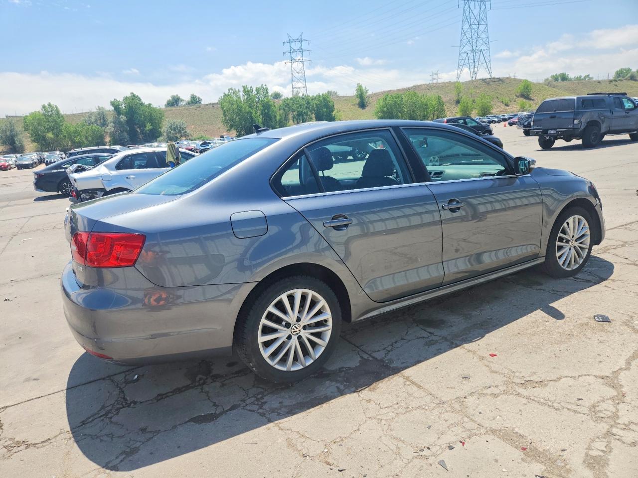 2014 Volkswagen Jetta Sel Charcoal vin: 3VWL07AJ7EM422927