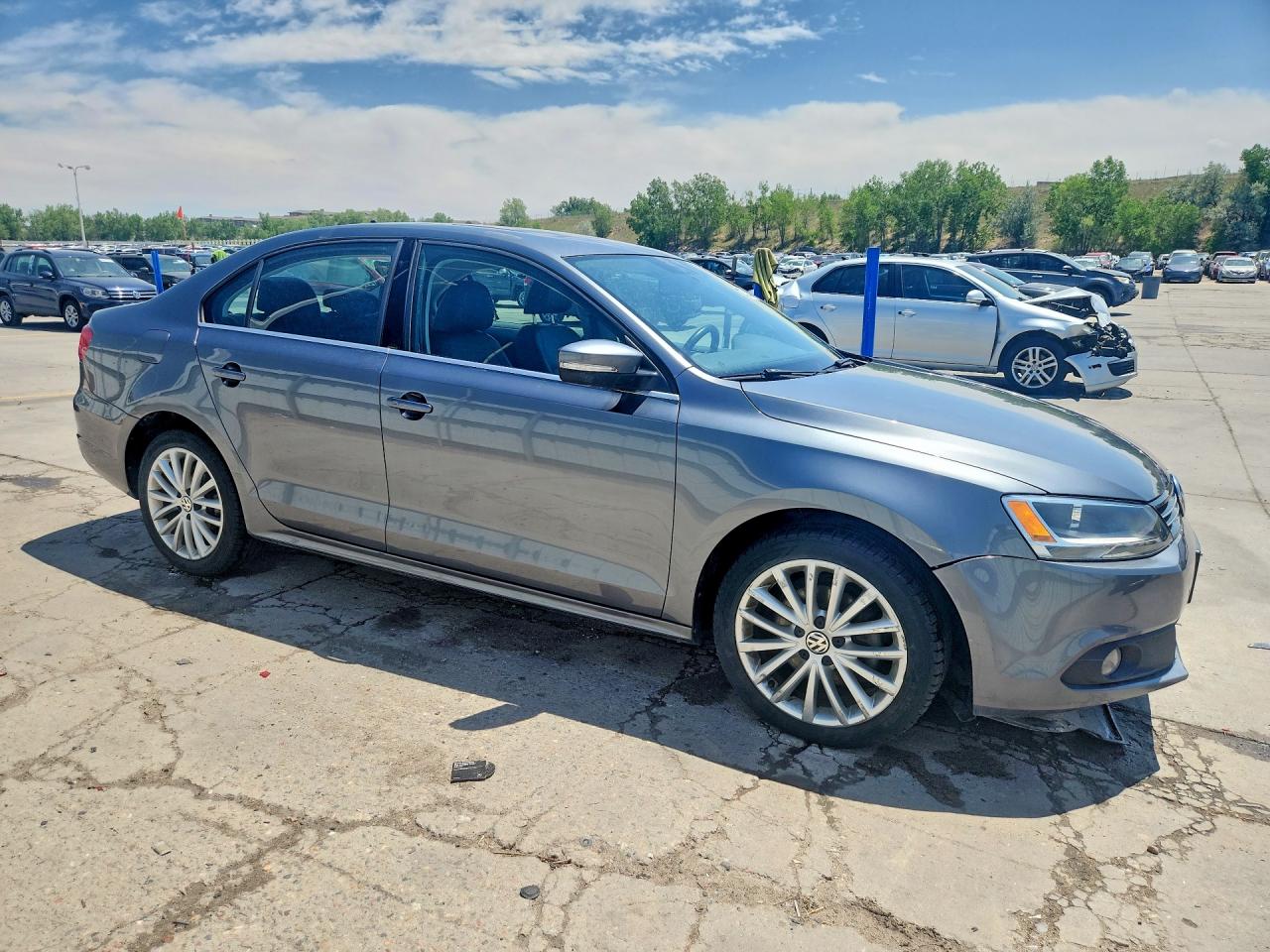 2014 Volkswagen Jetta Sel Charcoal vin: 3VWL07AJ7EM422927