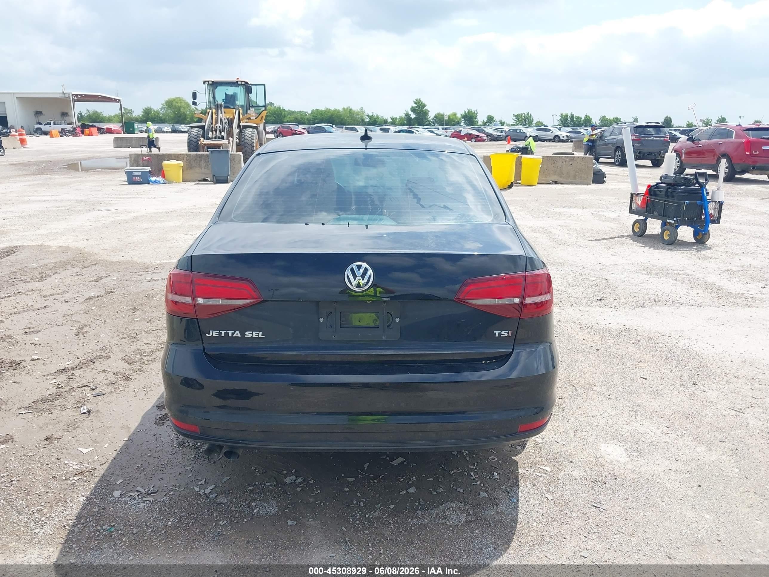 2016 Volkswagen Jetta 1.8t Sel Черный vin: 3VWL07AJ8GM242536