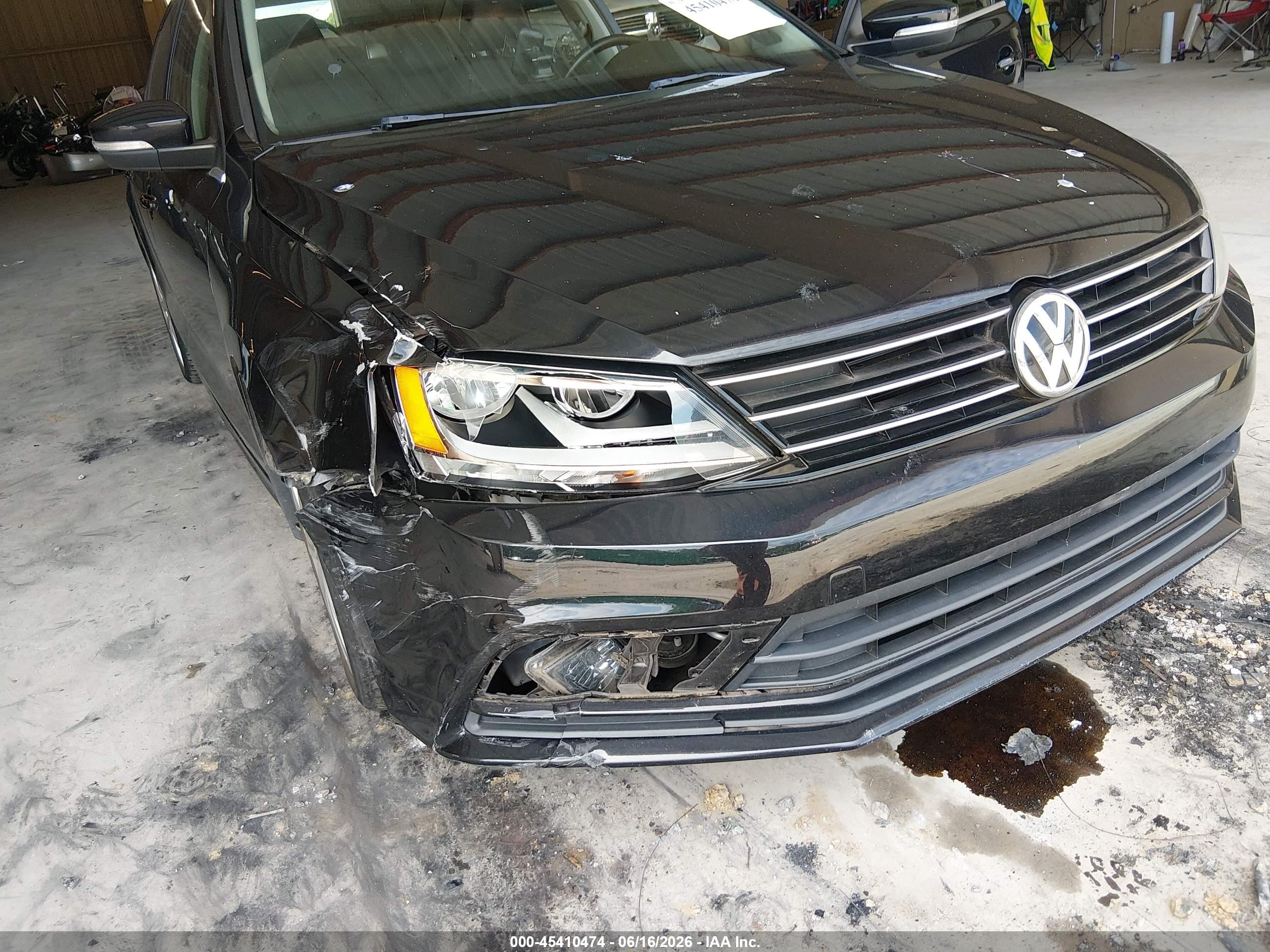 2015 Volkswagen Jetta 1.8t Sel Black vin: 3VWL07AJ9FM259408