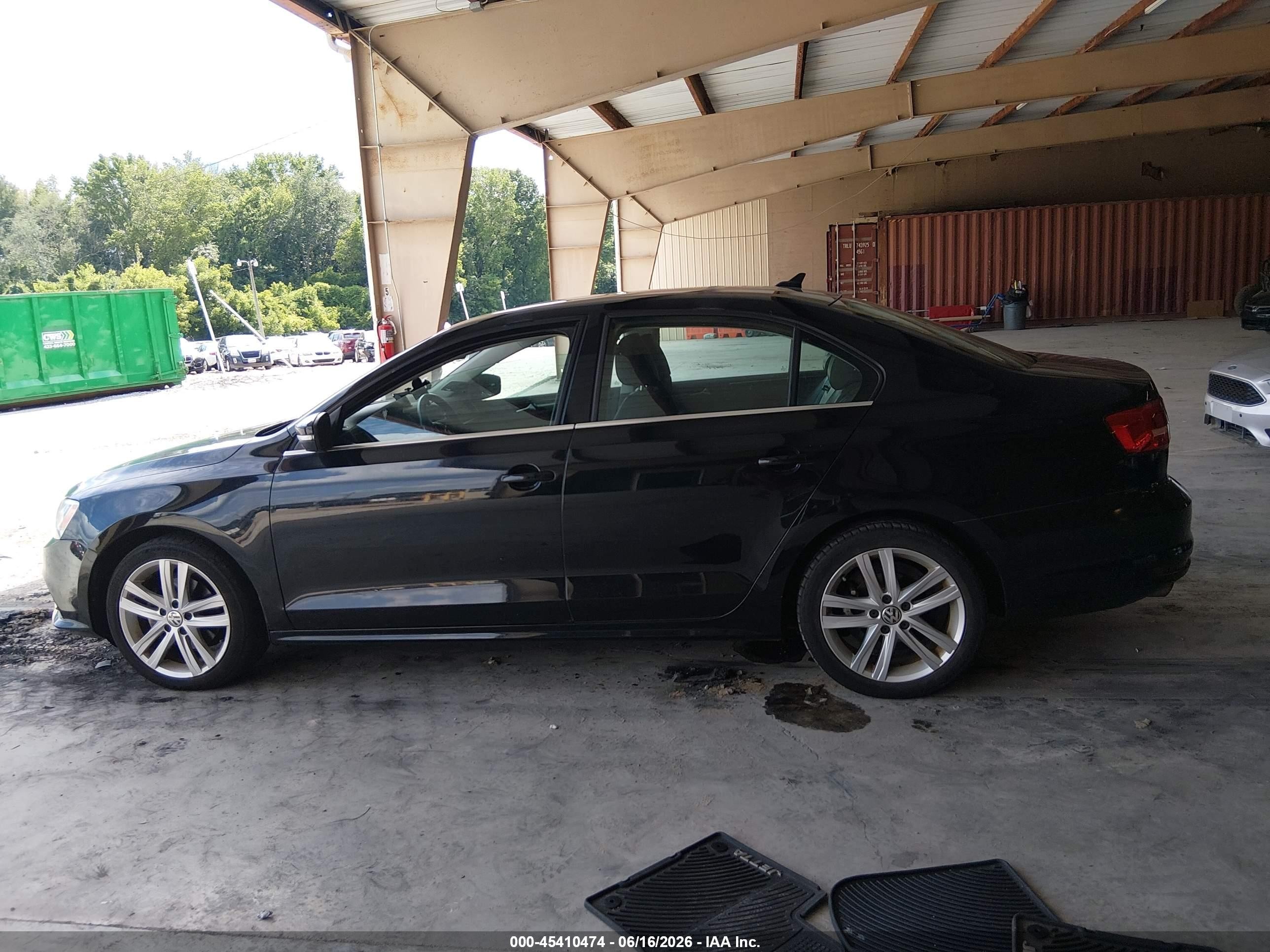 2015 Volkswagen Jetta 1.8t Sel Black vin: 3VWL07AJ9FM259408