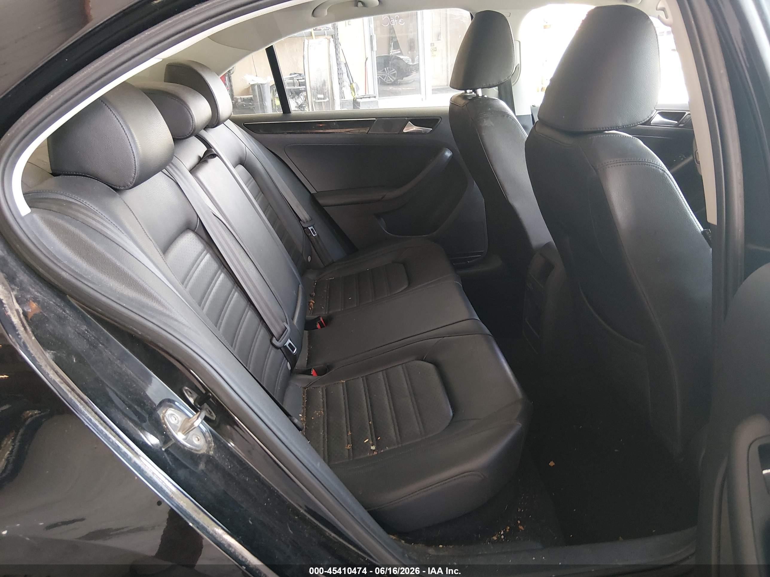2015 Volkswagen Jetta 1.8t Sel Black vin: 3VWL07AJ9FM259408