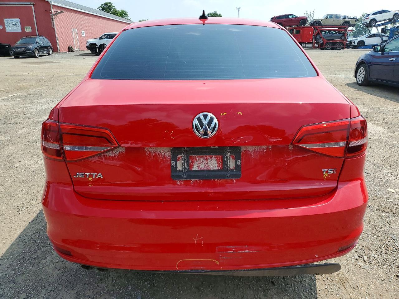 2015 Volkswagen Jetta Sel Red vin: 3VWL07AJ9FM351134