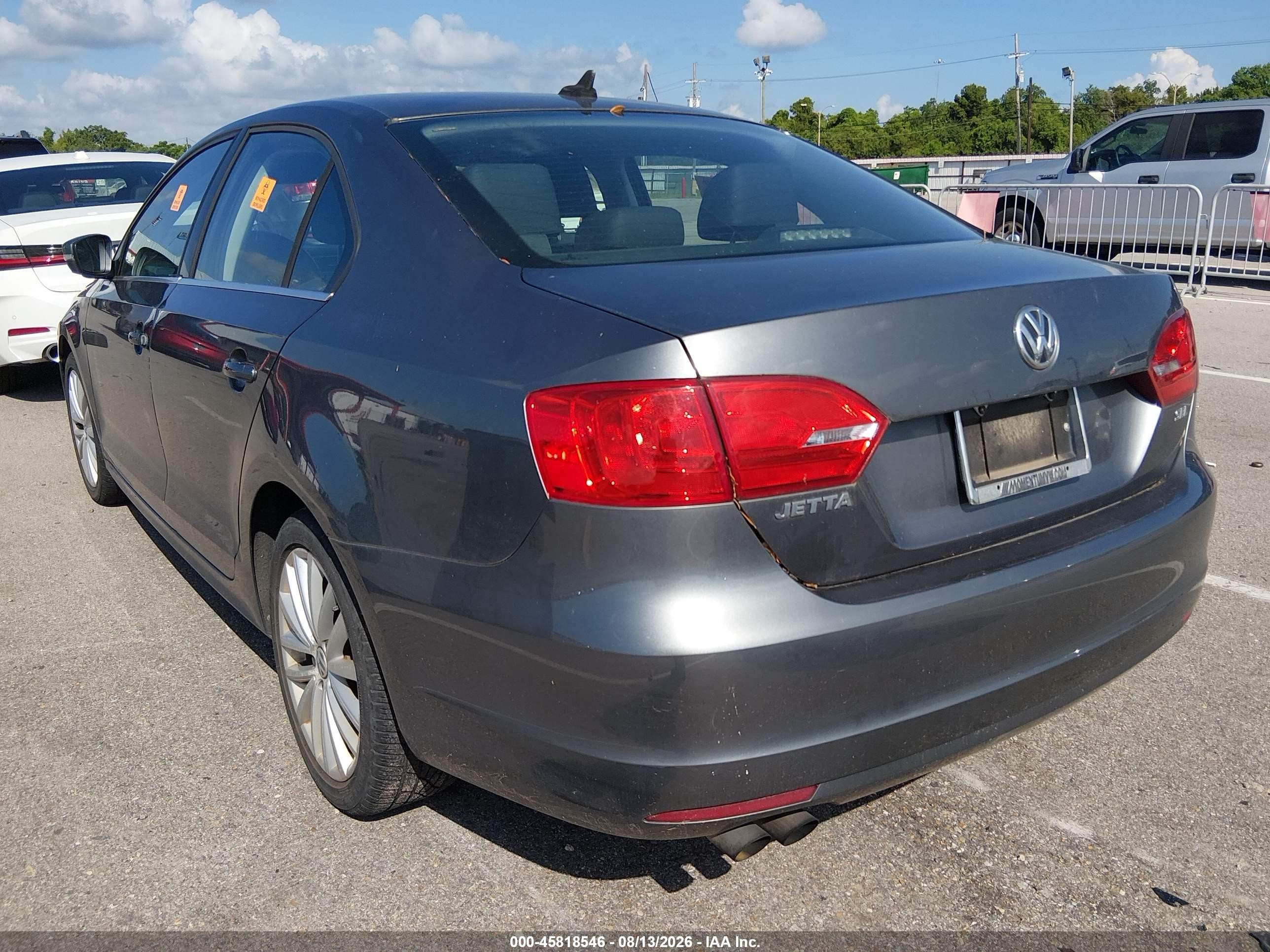 2014 Volkswagen Jetta 1.8t Sel Gray vin: 3VWL07AJXEM382715