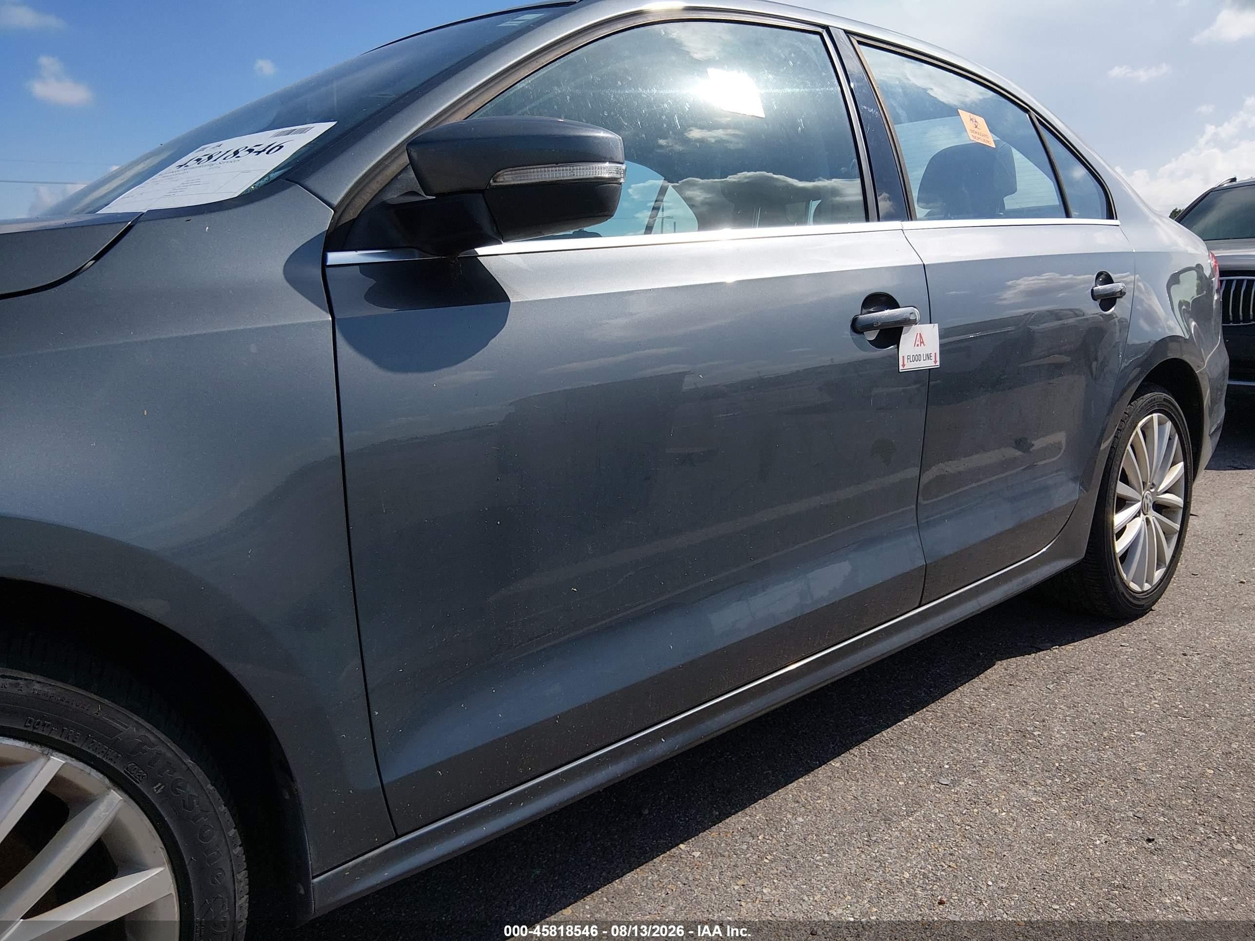 2014 Volkswagen Jetta 1.8t Sel Gray vin: 3VWL07AJXEM382715