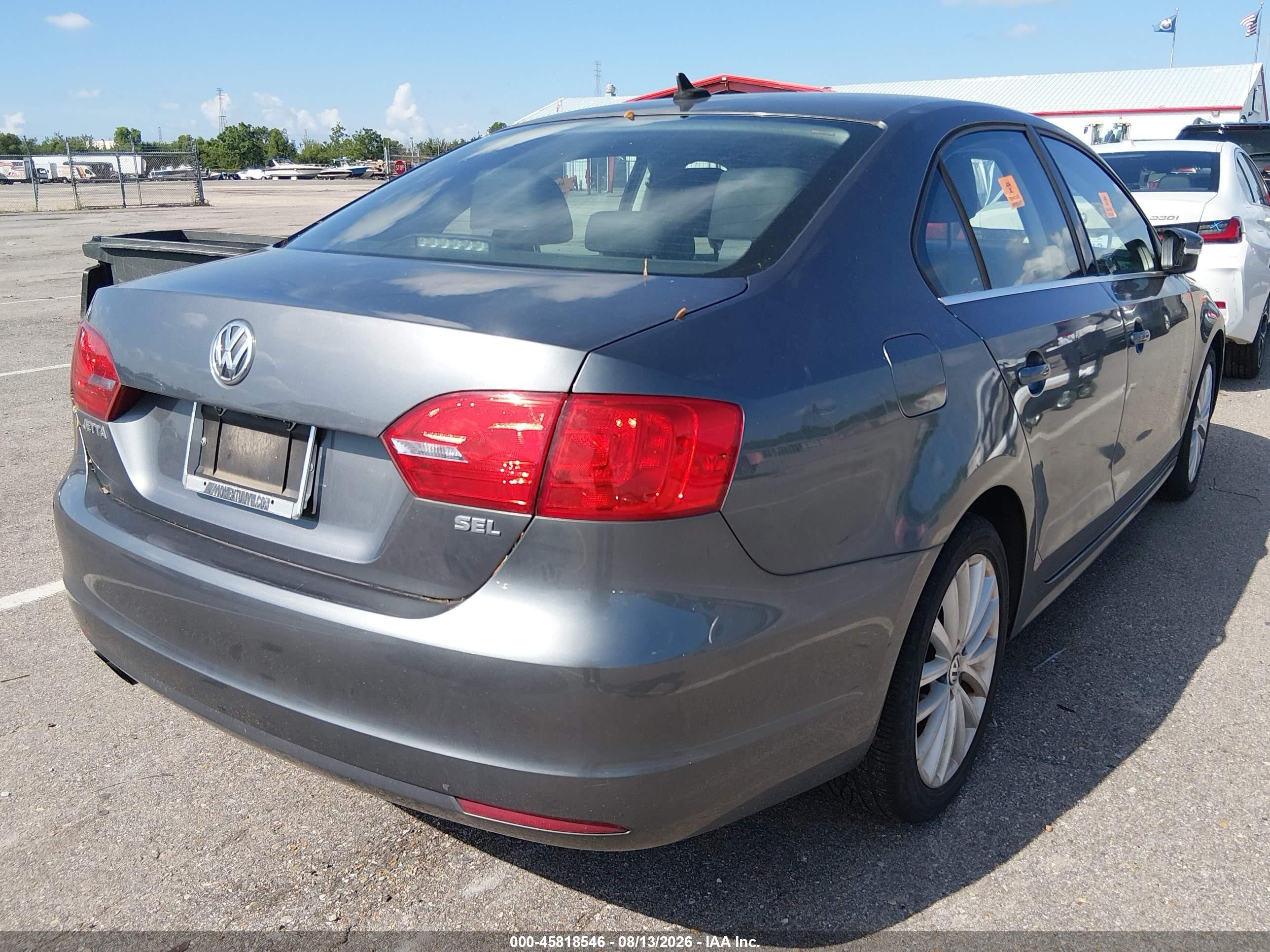 2014 Volkswagen Jetta 1.8t Sel Gray vin: 3VWL07AJXEM382715