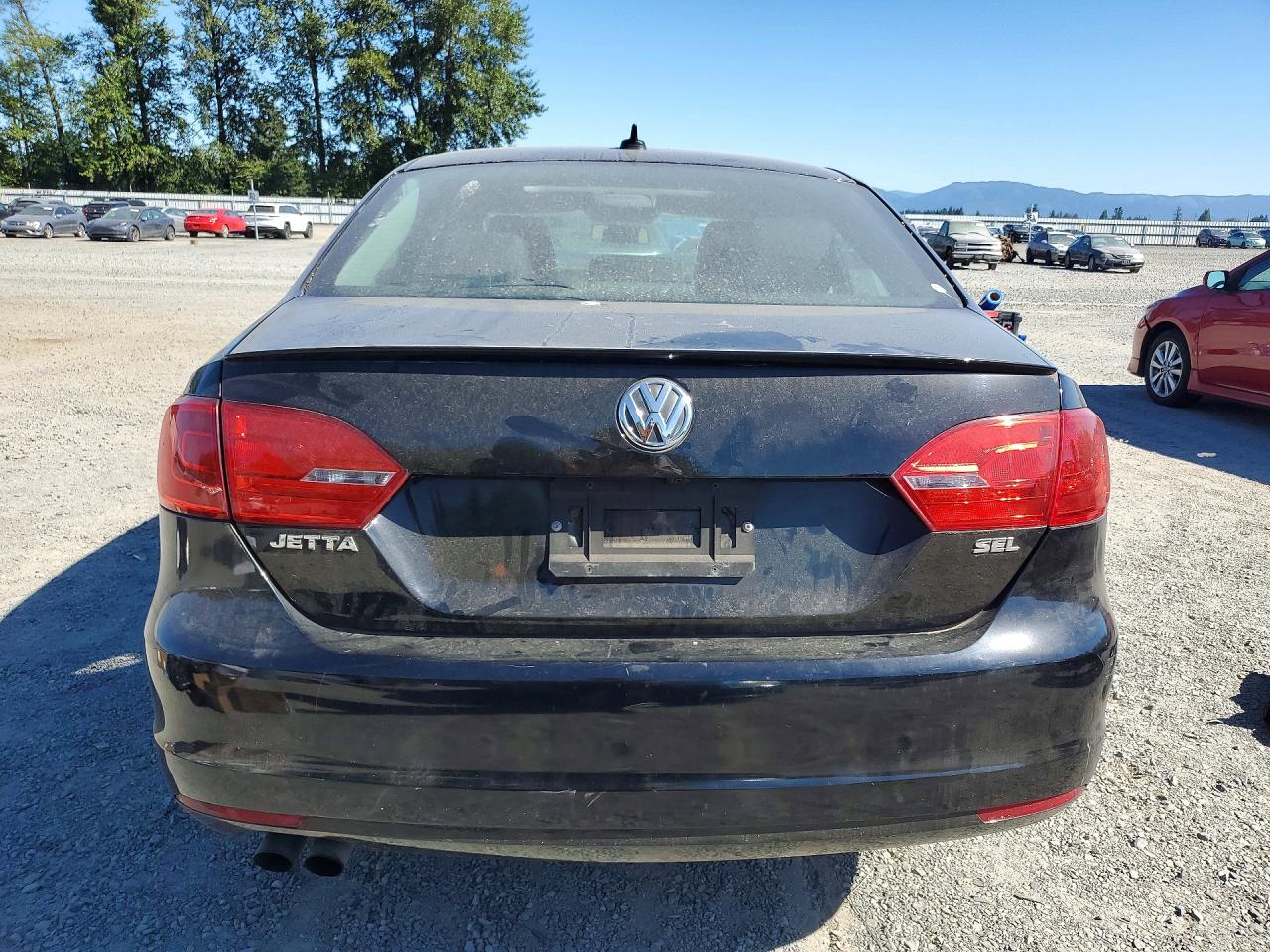 2014 Volkswagen Jetta Sel Black vin: 3VWL17AJ7EM428076