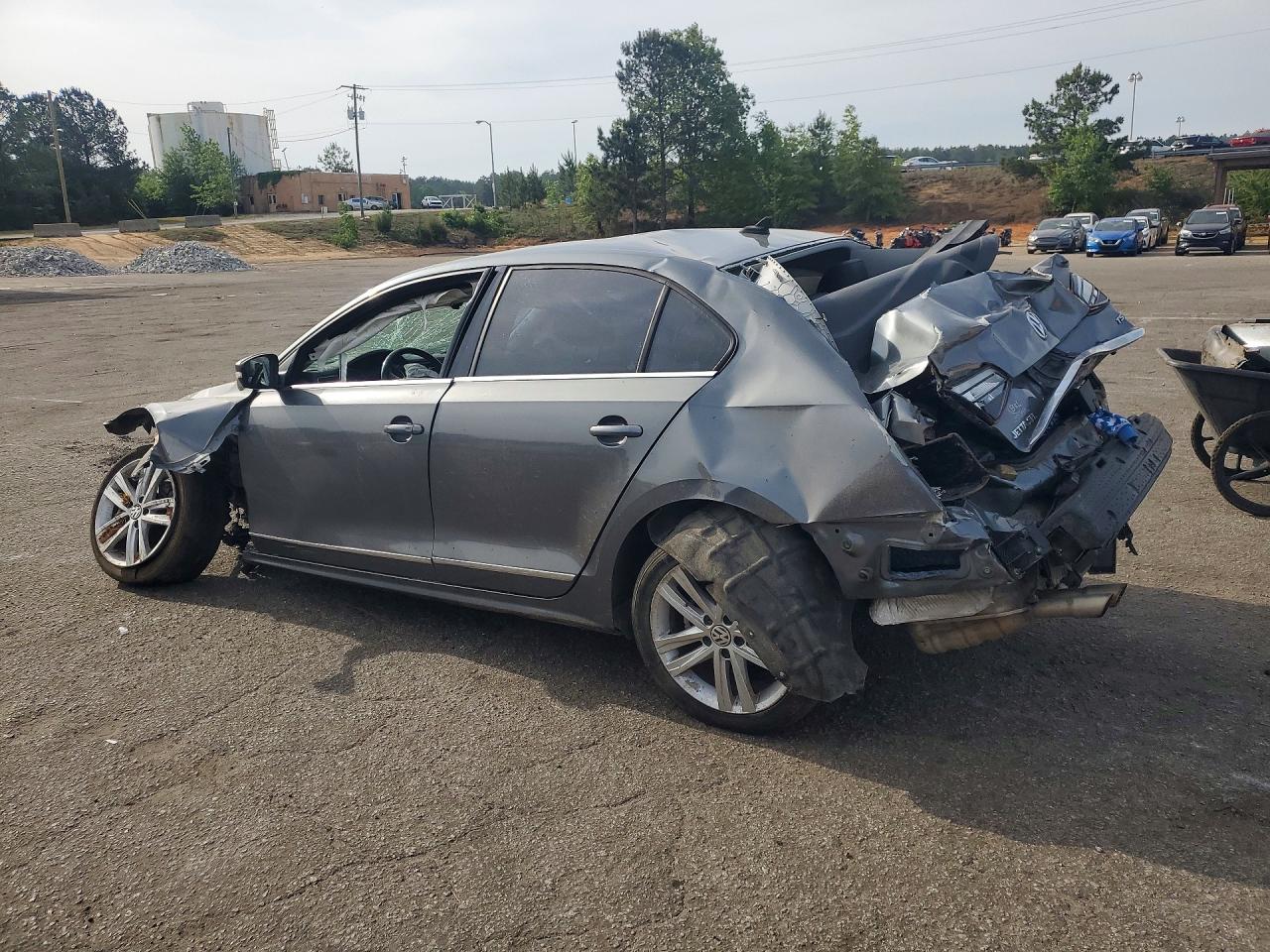 2017 Volkswagen Jetta Sel Gray vin: 3VWL17AJ7HM280614