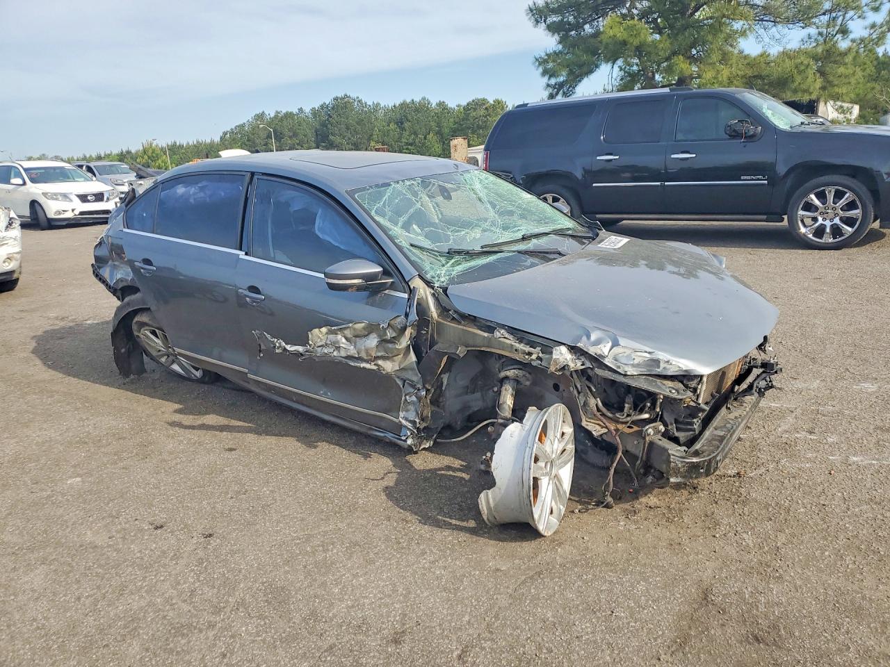 2017 Volkswagen Jetta Sel Gray vin: 3VWL17AJ7HM280614