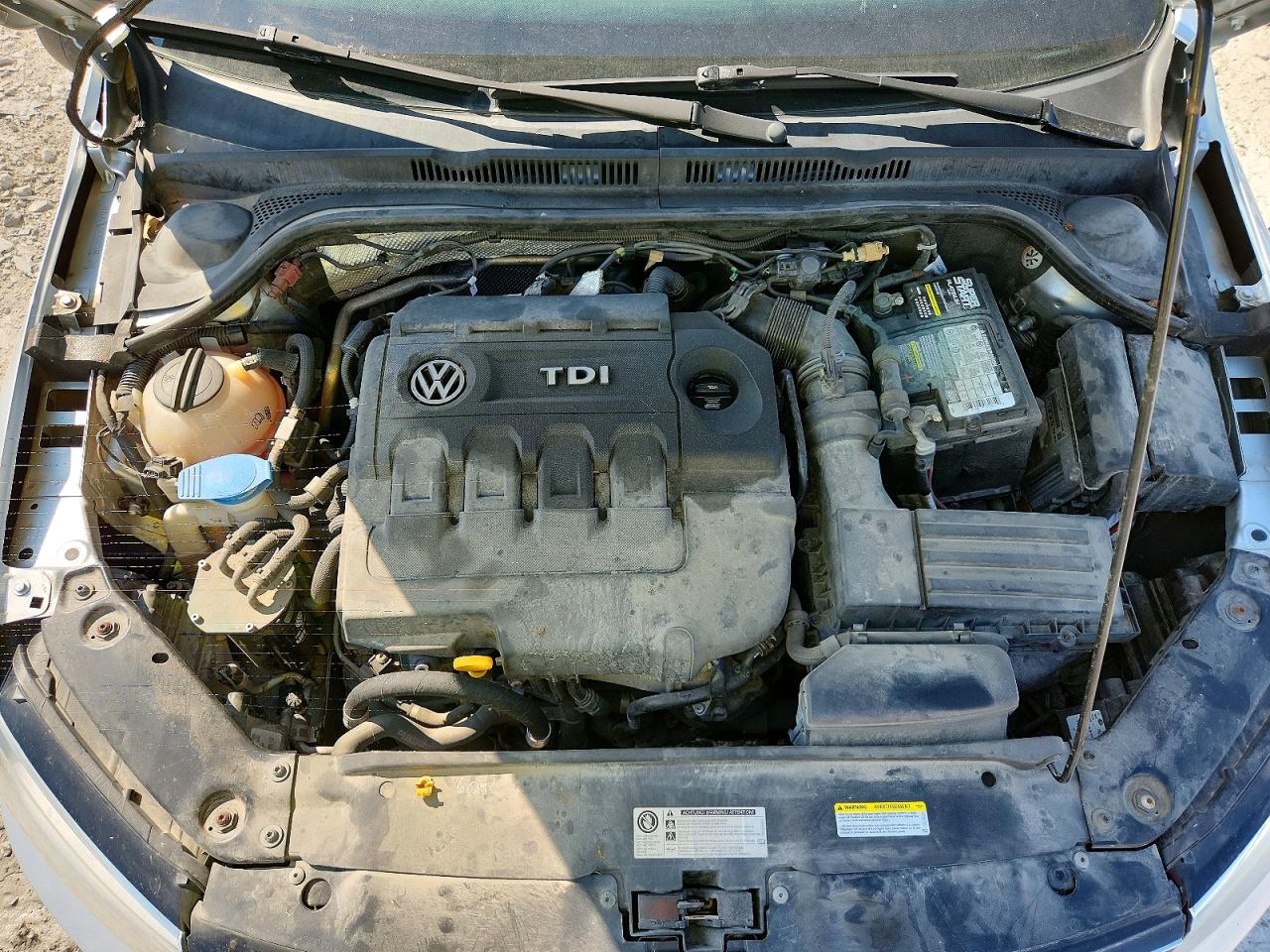 2015 Volkswagen Jetta Tdi Silver vin: 3VWLA7AJ0FM263246