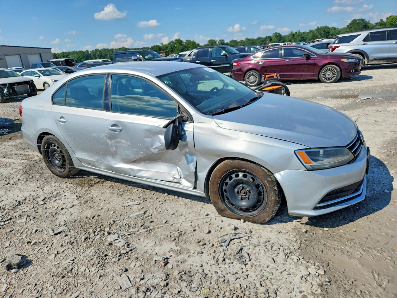 2015 Volkswagen Jetta Tdi Silver vin: 3VWLA7AJ0FM263246