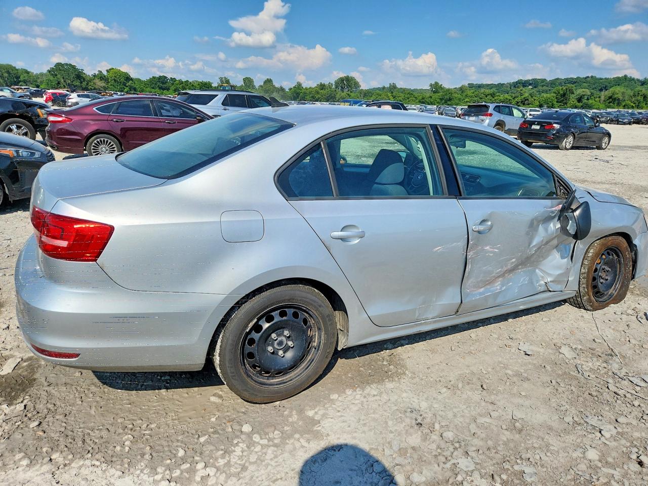 2015 Volkswagen Jetta Tdi Silver vin: 3VWLA7AJ0FM263246
