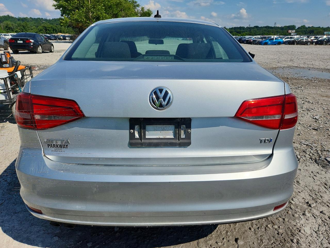 2015 Volkswagen Jetta Tdi Silver vin: 3VWLA7AJ0FM263246
