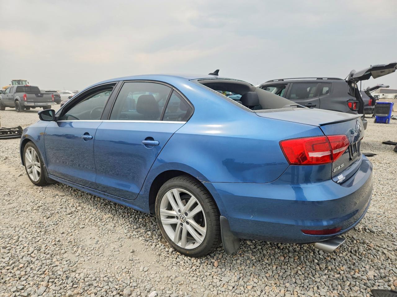 2015 Volkswagen Jetta Tdi Blue vin: 3VWLA7AJ1FM262428