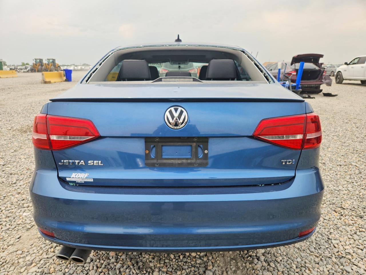 2015 Volkswagen Jetta Tdi Blue vin: 3VWLA7AJ1FM262428
