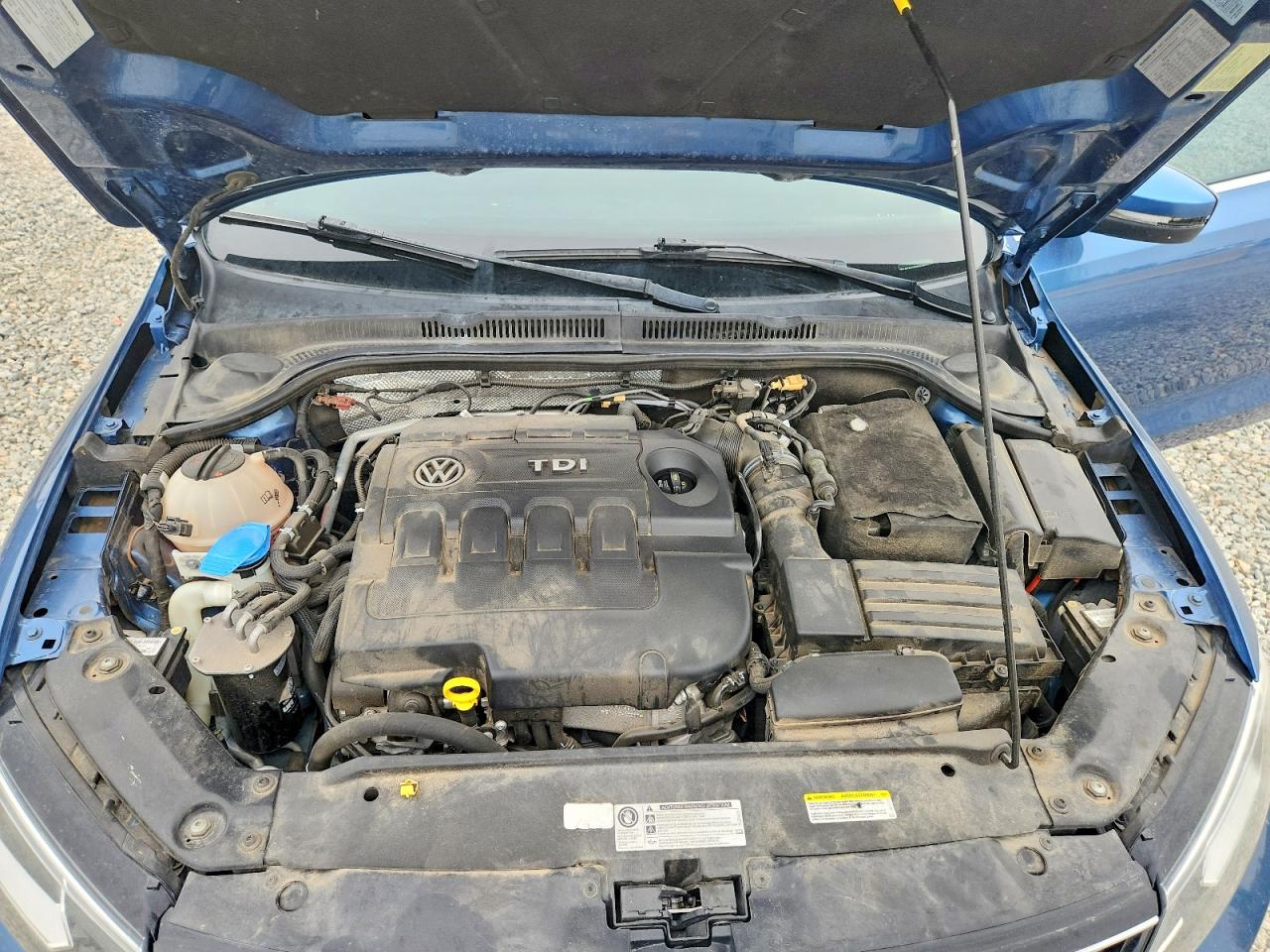 2015 Volkswagen Jetta Tdi Blue vin: 3VWLA7AJ1FM262428