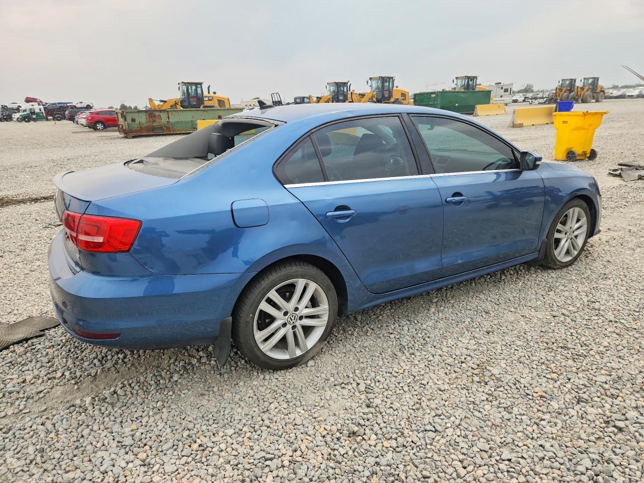 2015 Volkswagen Jetta Tdi Blue vin: 3VWLA7AJ1FM262428