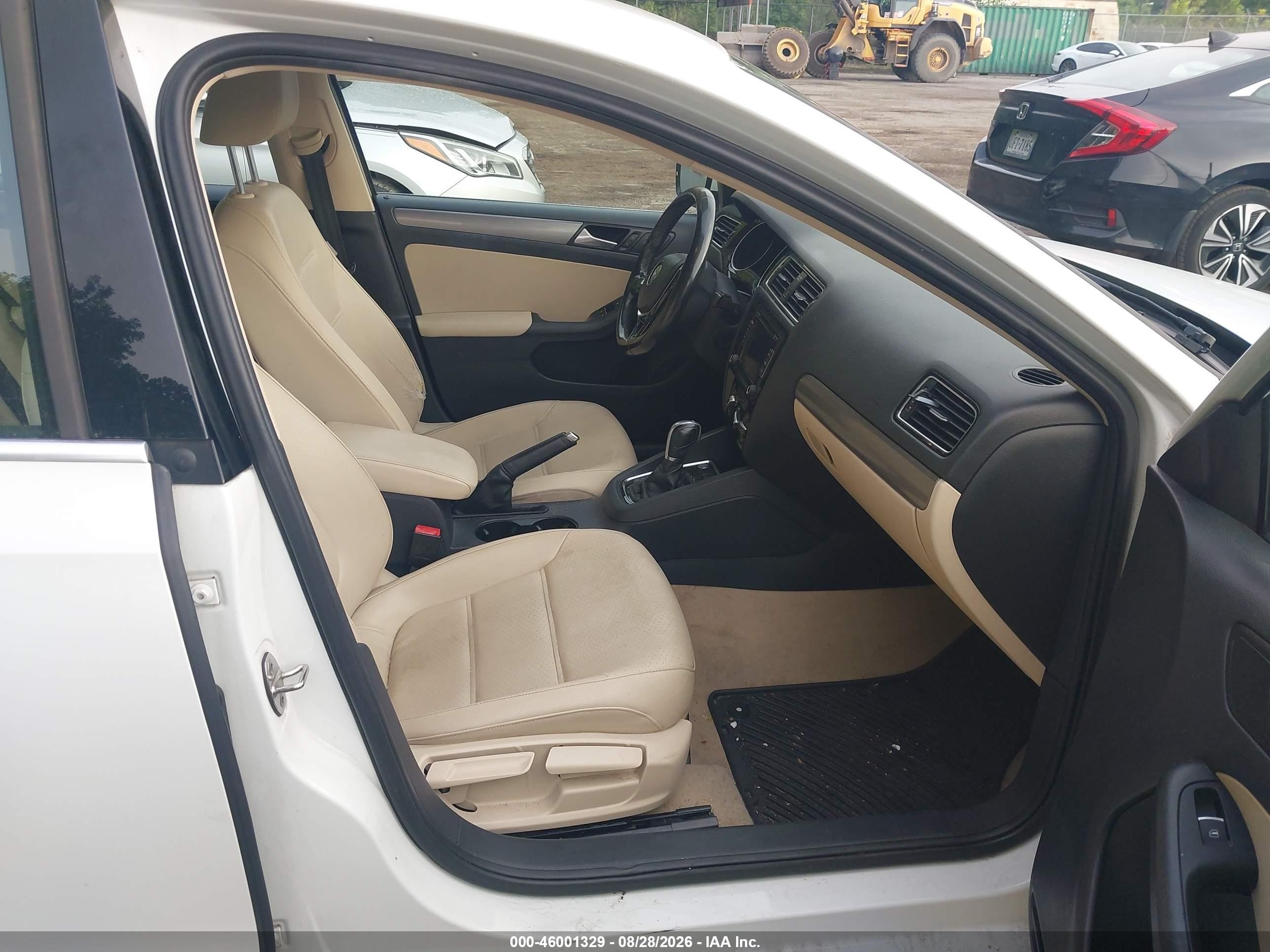 2015 Volkswagen Jetta 2.0l Tdi Se White vin: 3VWLA7AJ1FM265734