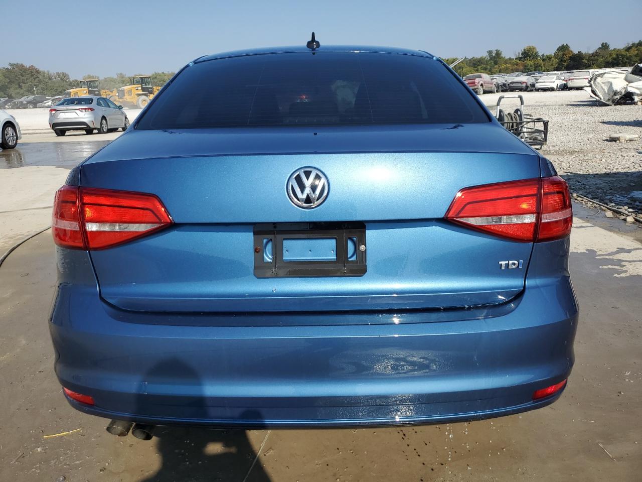 2015 Volkswagen Jetta Tdi Blue vin: 3VWLA7AJ1FM280640