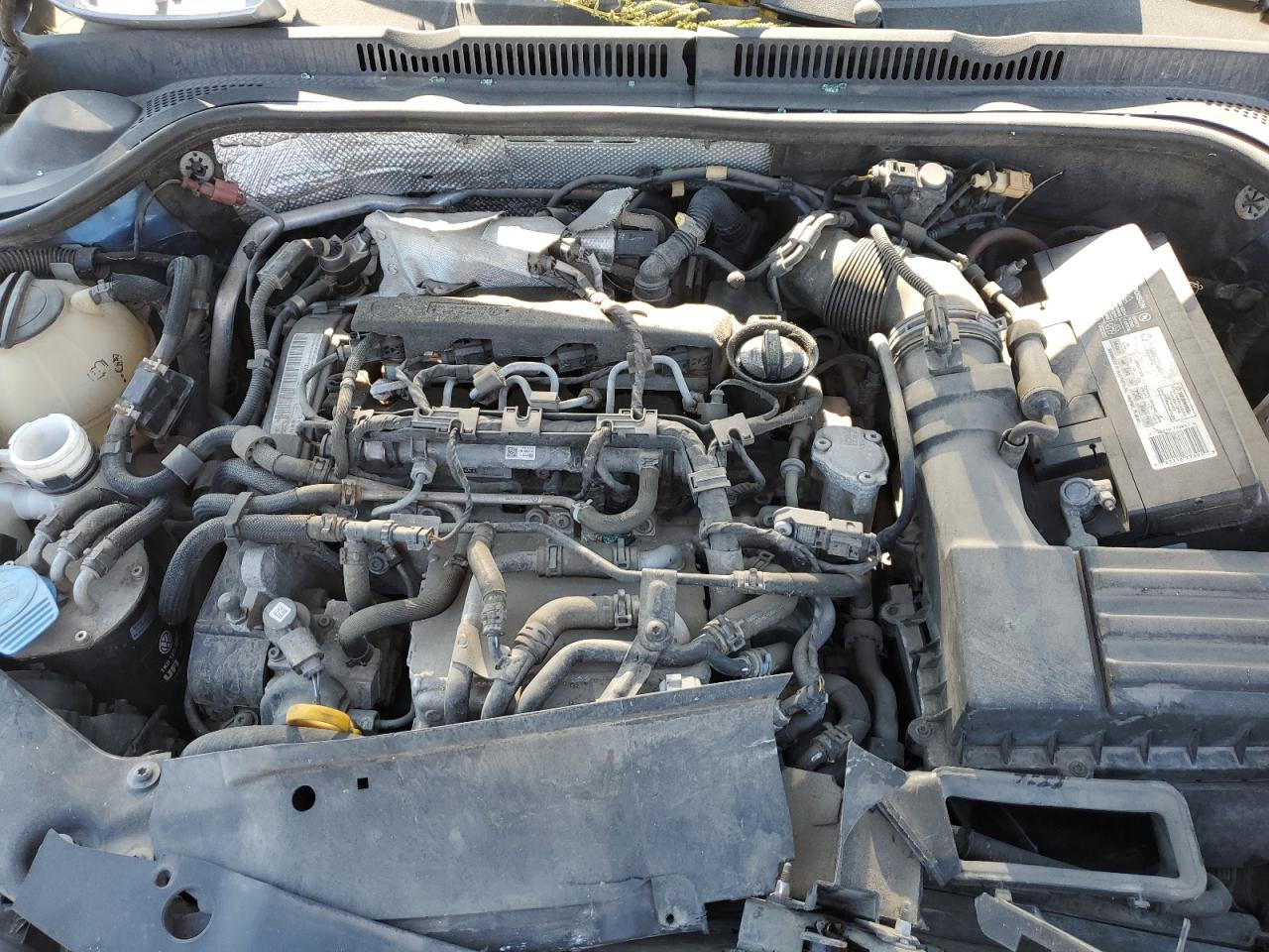 2015 Volkswagen Jetta Tdi Blue vin: 3VWLA7AJ1FM280640