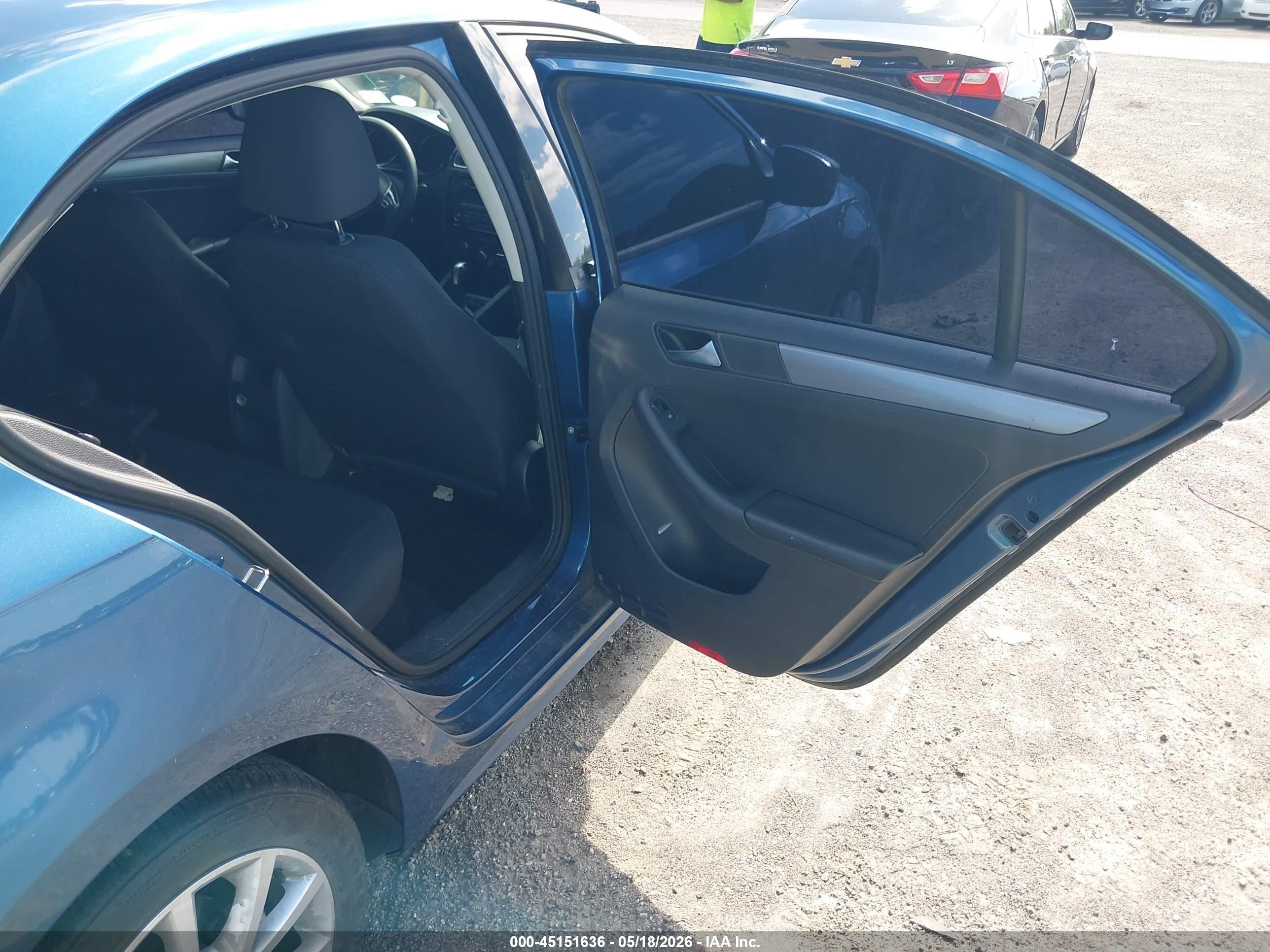 2015 Volkswagen Jetta 2.0l Tdi S Синий vin: 3VWLA7AJ1FM294263