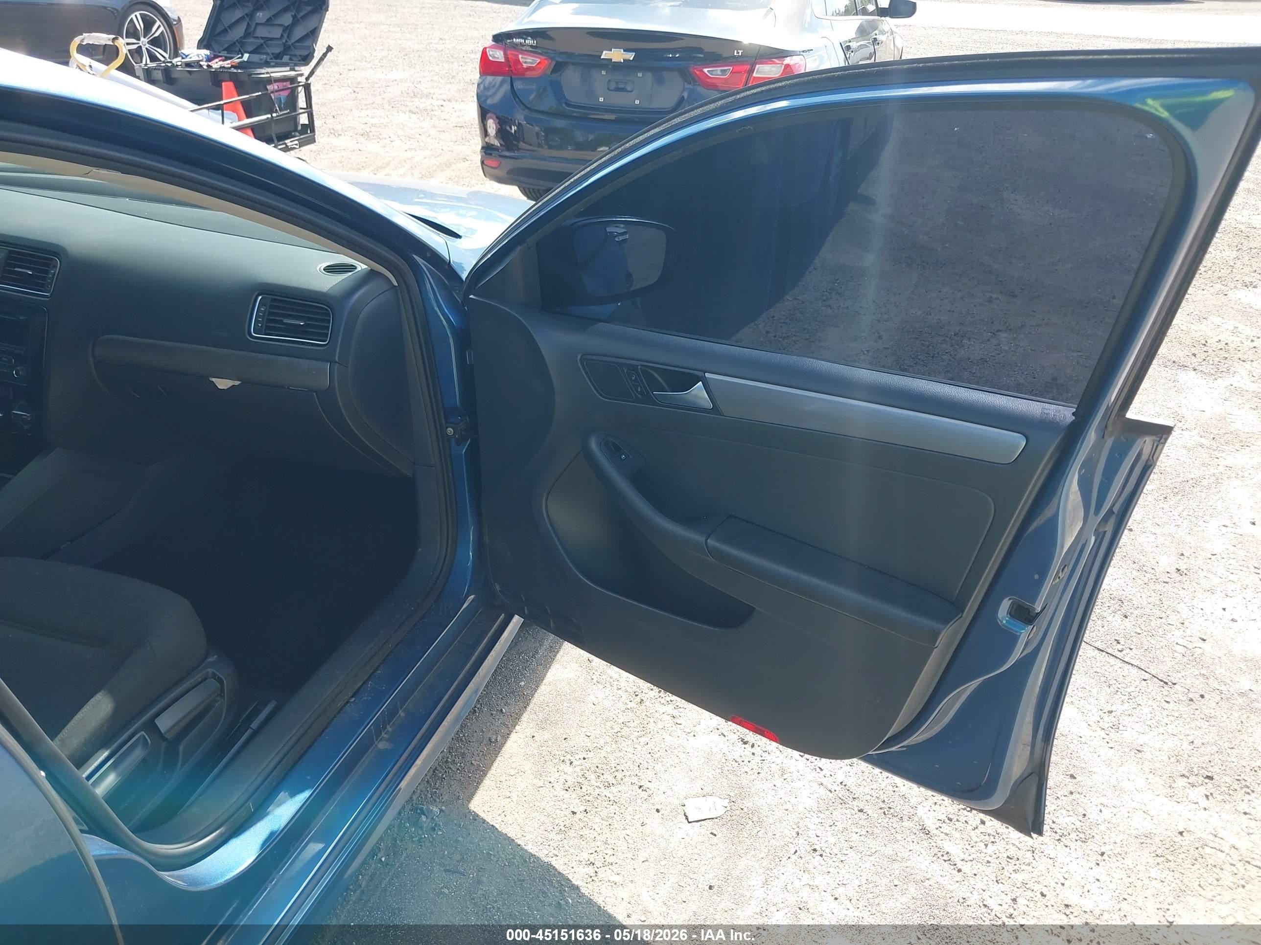 2015 Volkswagen Jetta 2.0l Tdi S Синий vin: 3VWLA7AJ1FM294263