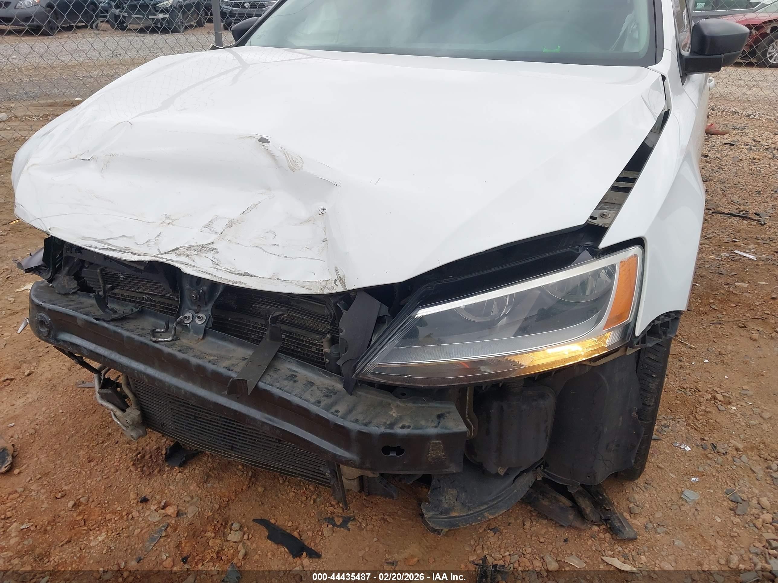 2015 Volkswagen Jetta 2.0l Tdi S Белый vin: 3VWLA7AJ1FM401781