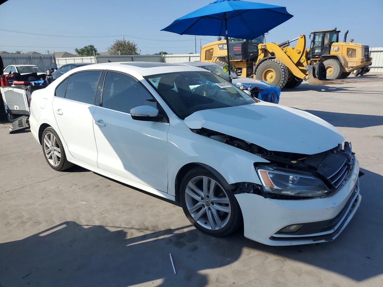 2015 Volkswagen Jetta Tdi White vin: 3VWLA7AJ1FM412828